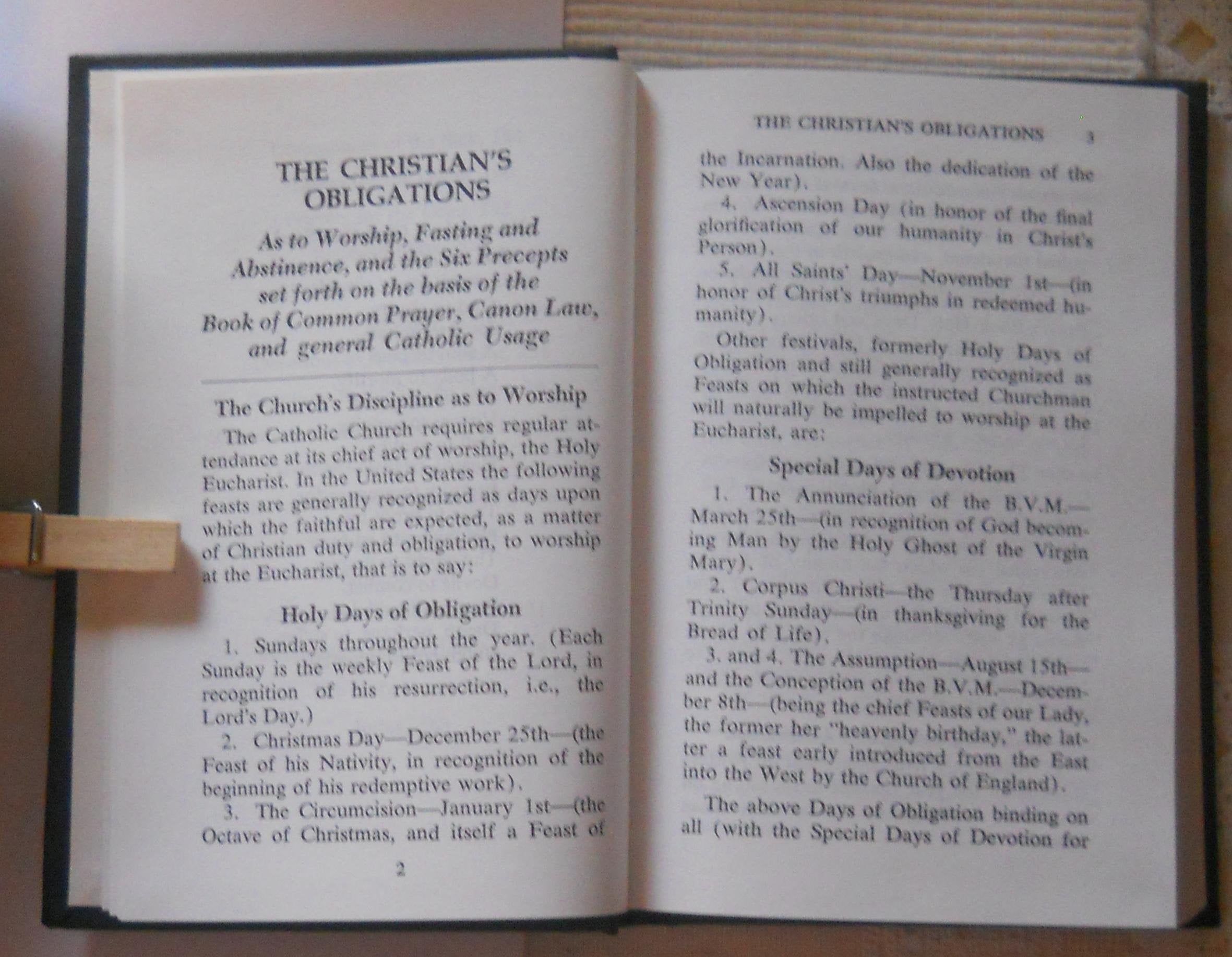 Saint Augustine's Prayer Book: A Book of Devotion for Members of the Episcopal Church used book depot