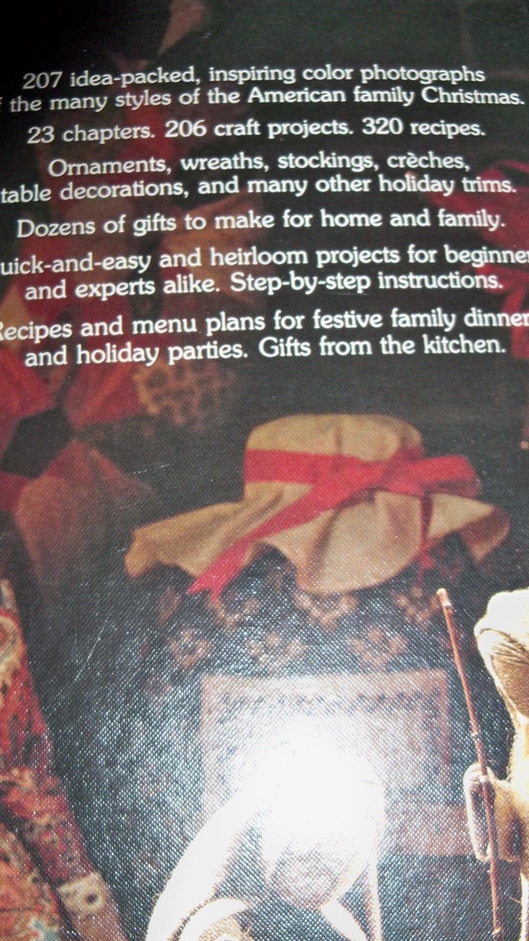 Better Homes and Gardens Treasury of Christmas Crafts & Foods used book depot