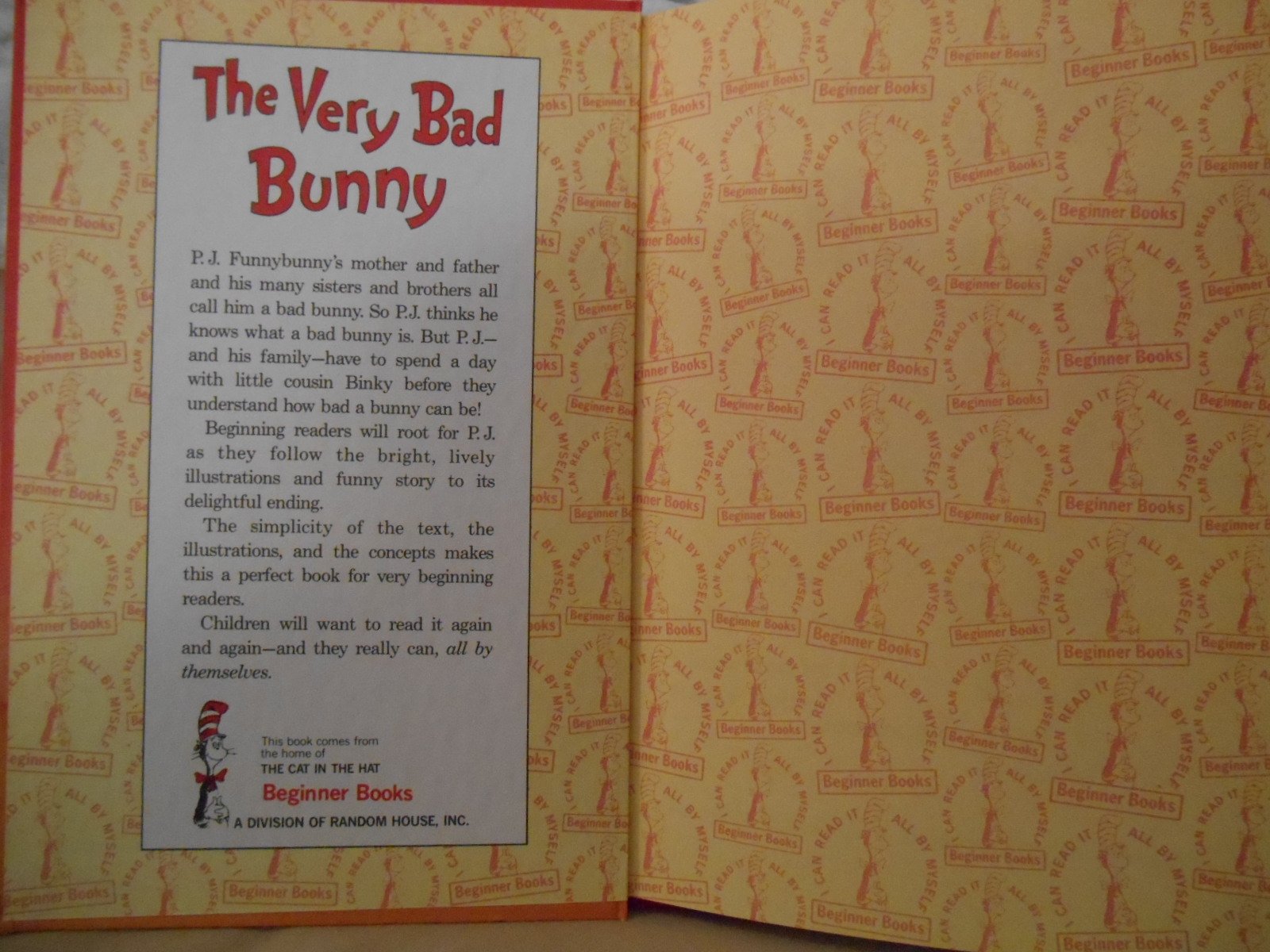 Very Bad Bunny (I Can Read It All By Myself Beginner Books)