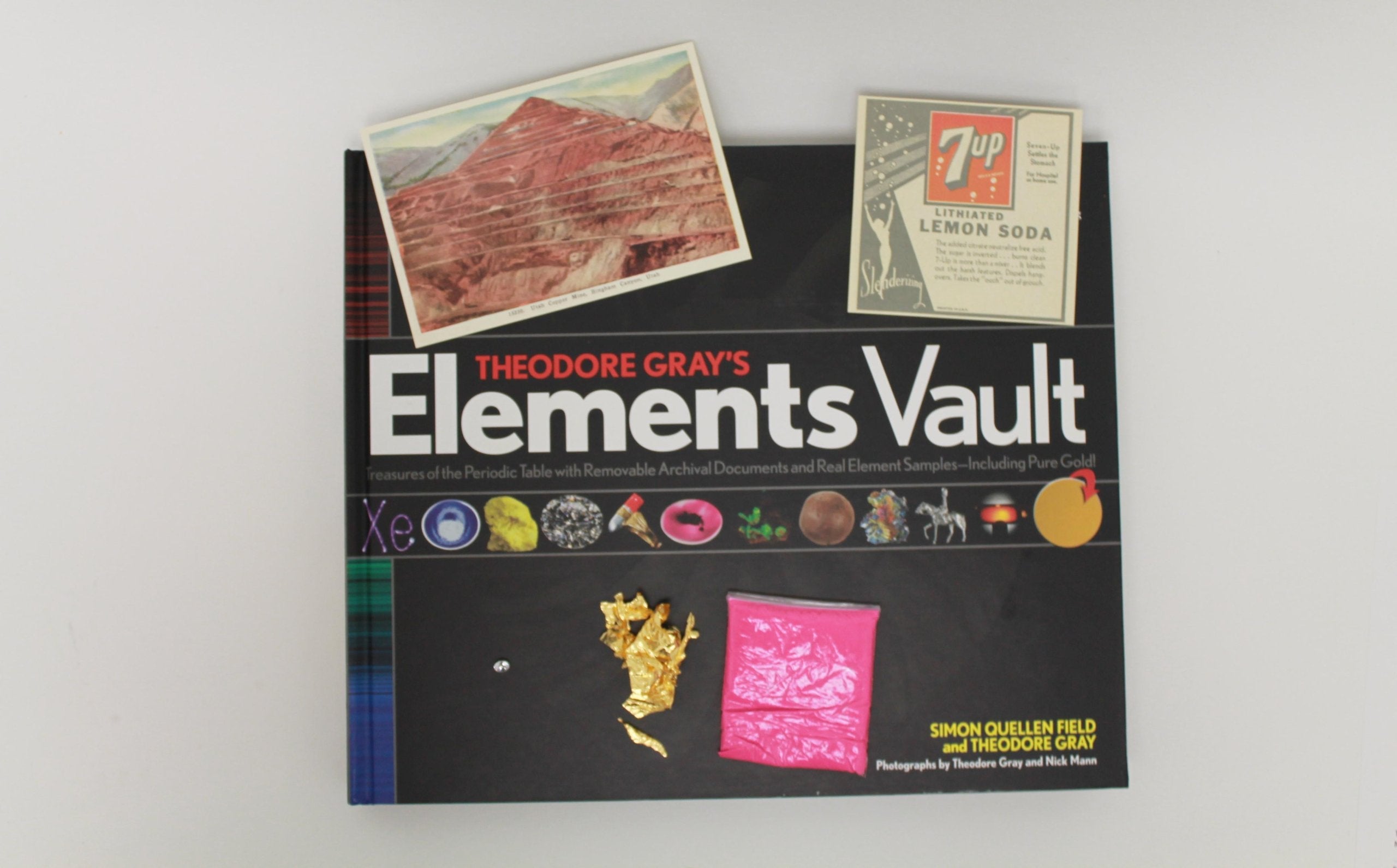 Theodore Gray's Elements Vault: Treasures of the Periodic Table with Removable Archival Documents and Real Element Samples - Including Pure Gold! used book depot