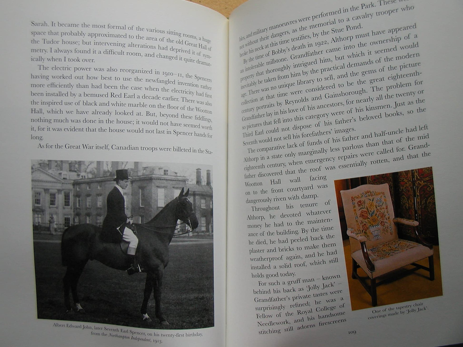 ALTHORP: THE STORY OF AN ENGLISH HOUSE used book depot