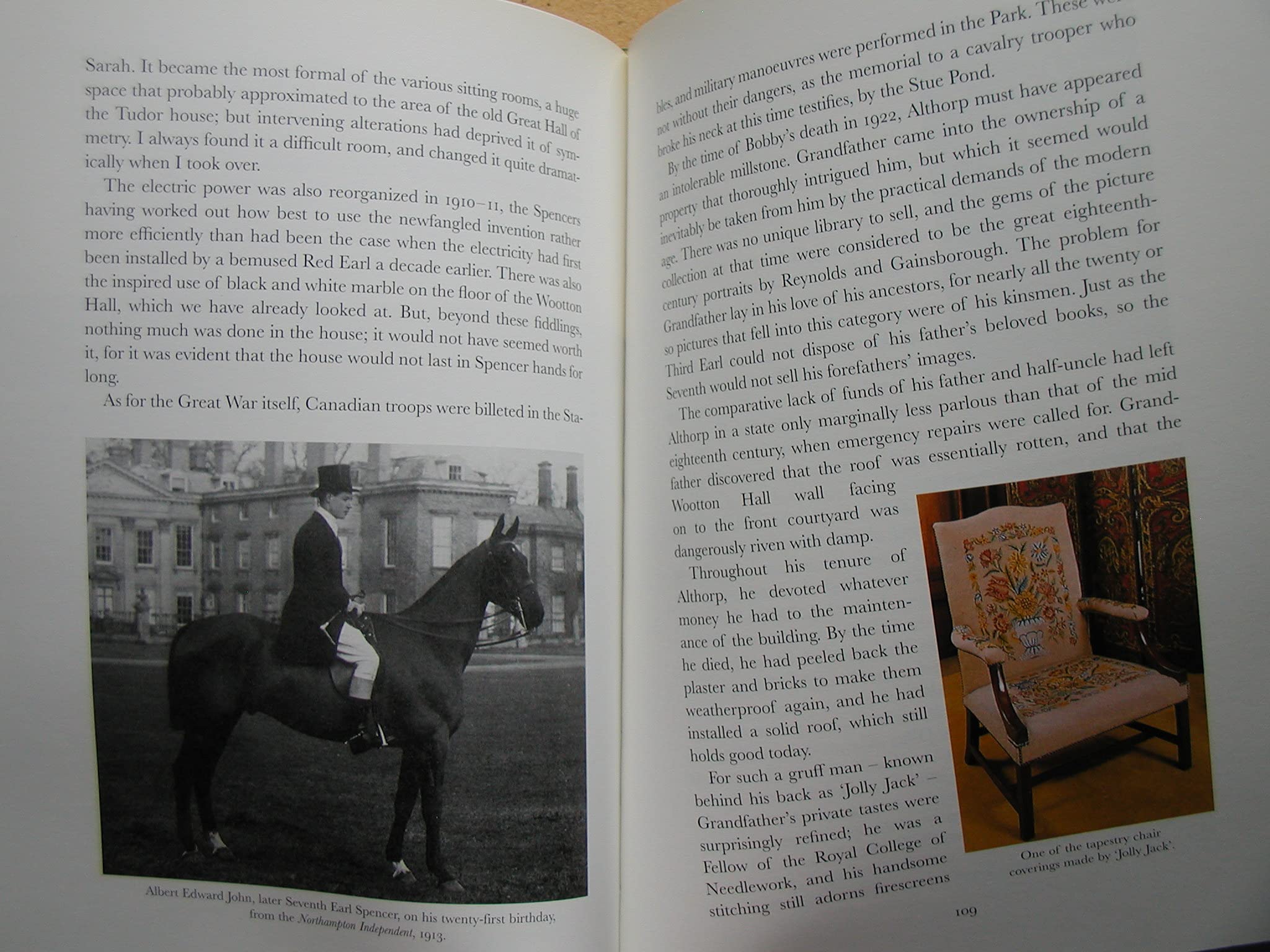 ALTHORP: THE STORY OF AN ENGLISH HOUSE used book depot