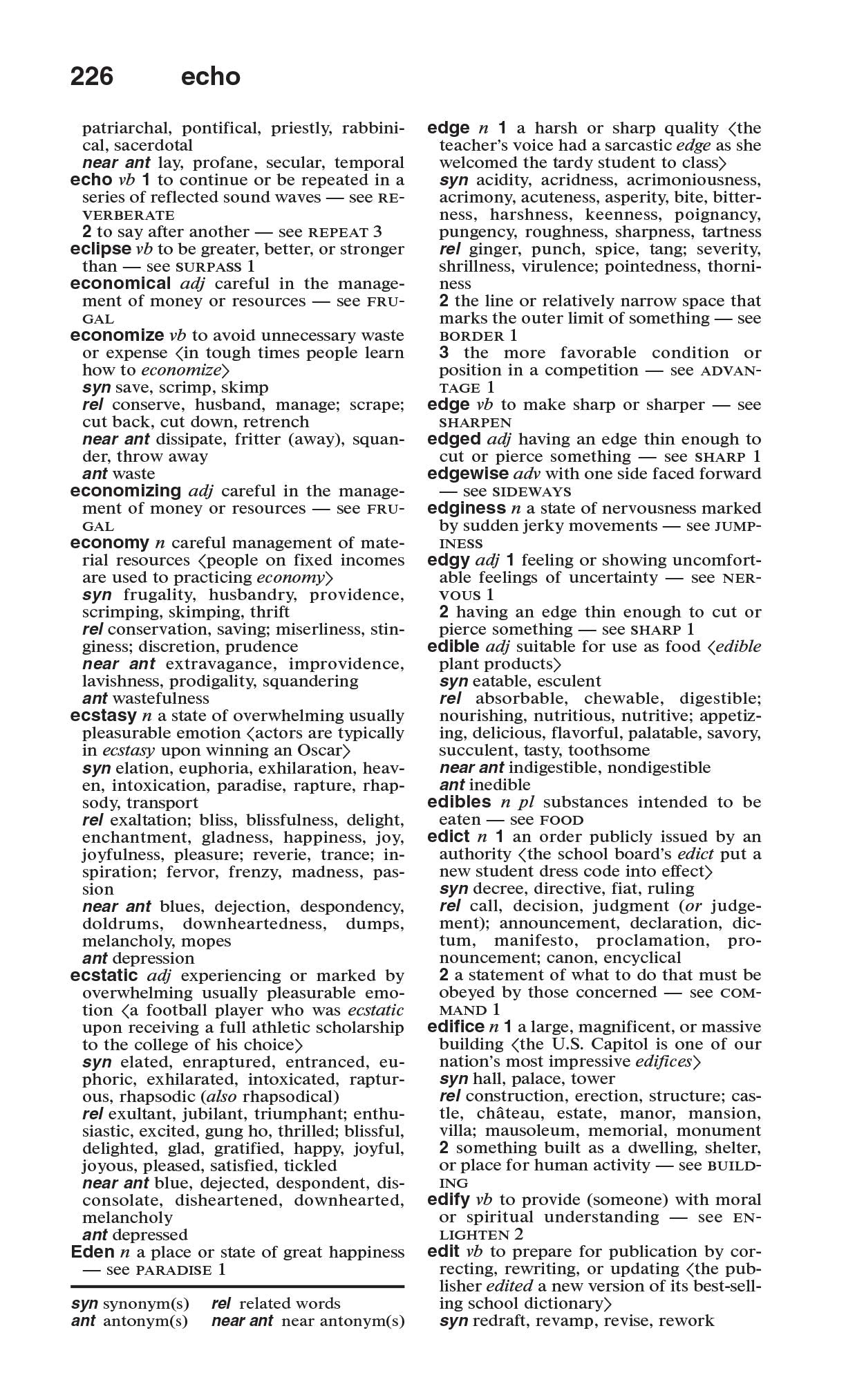 The Merriam-Webster Thesaurus, Mass-Market Paperback