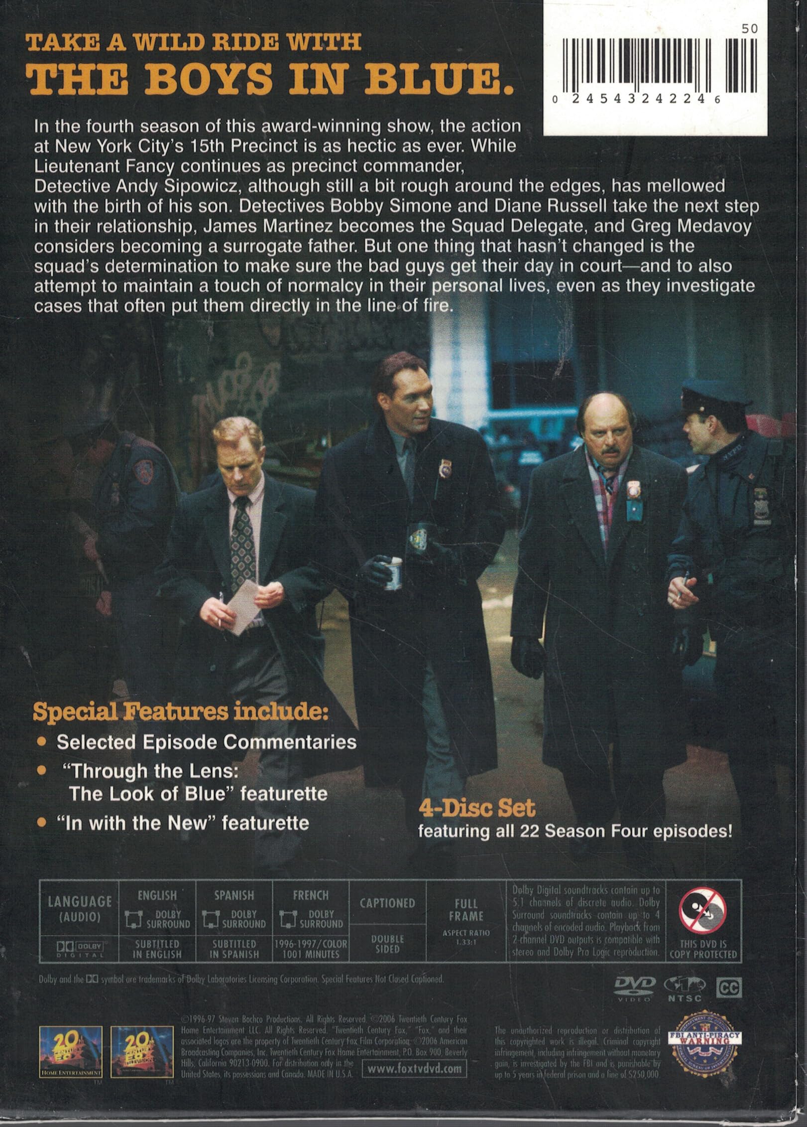 NYPD Blue - The Complete Fourth Season used book depot