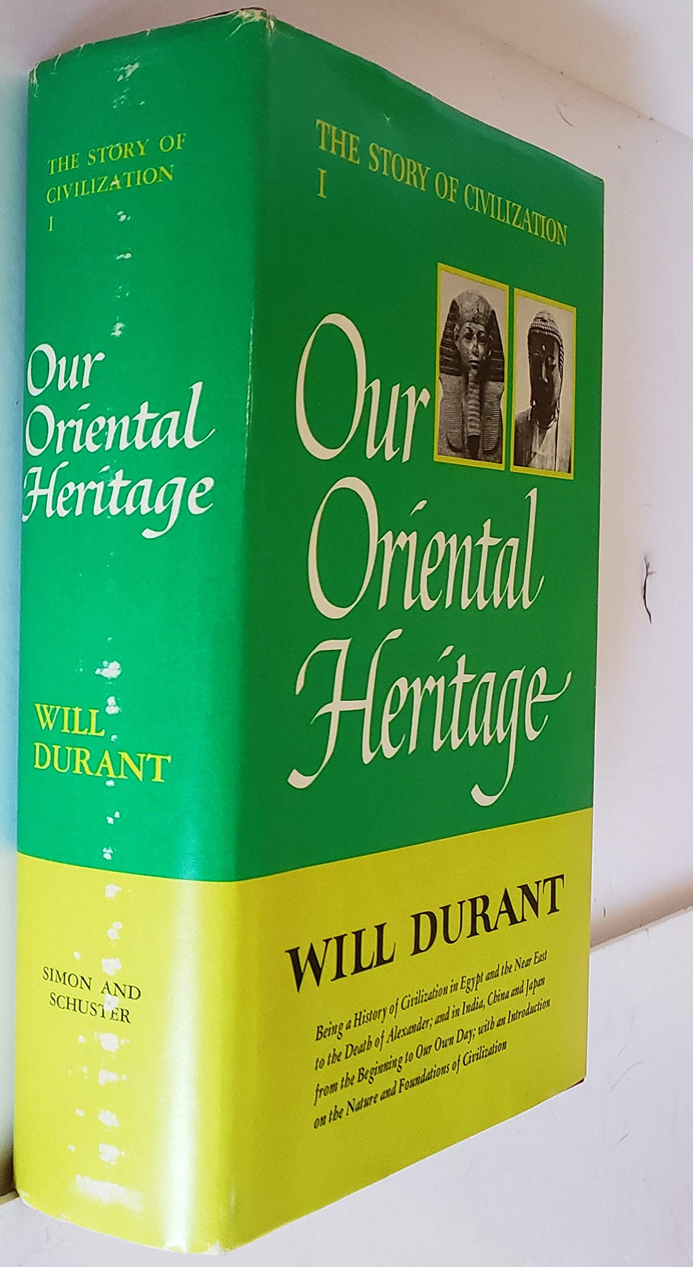 The Story of Civilization I, Our Oriental Heritage used book depot