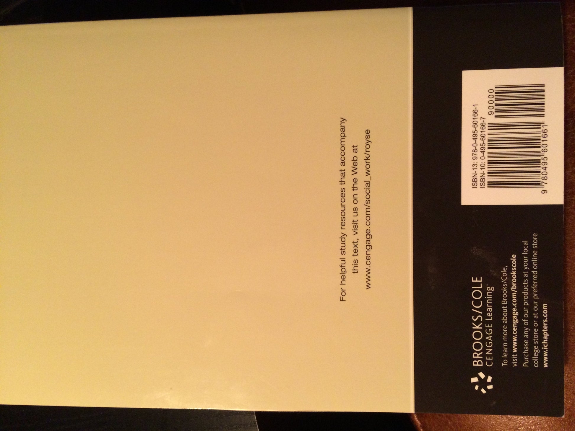 Program Evaluation: An Introduction, 5th Edition used book depot