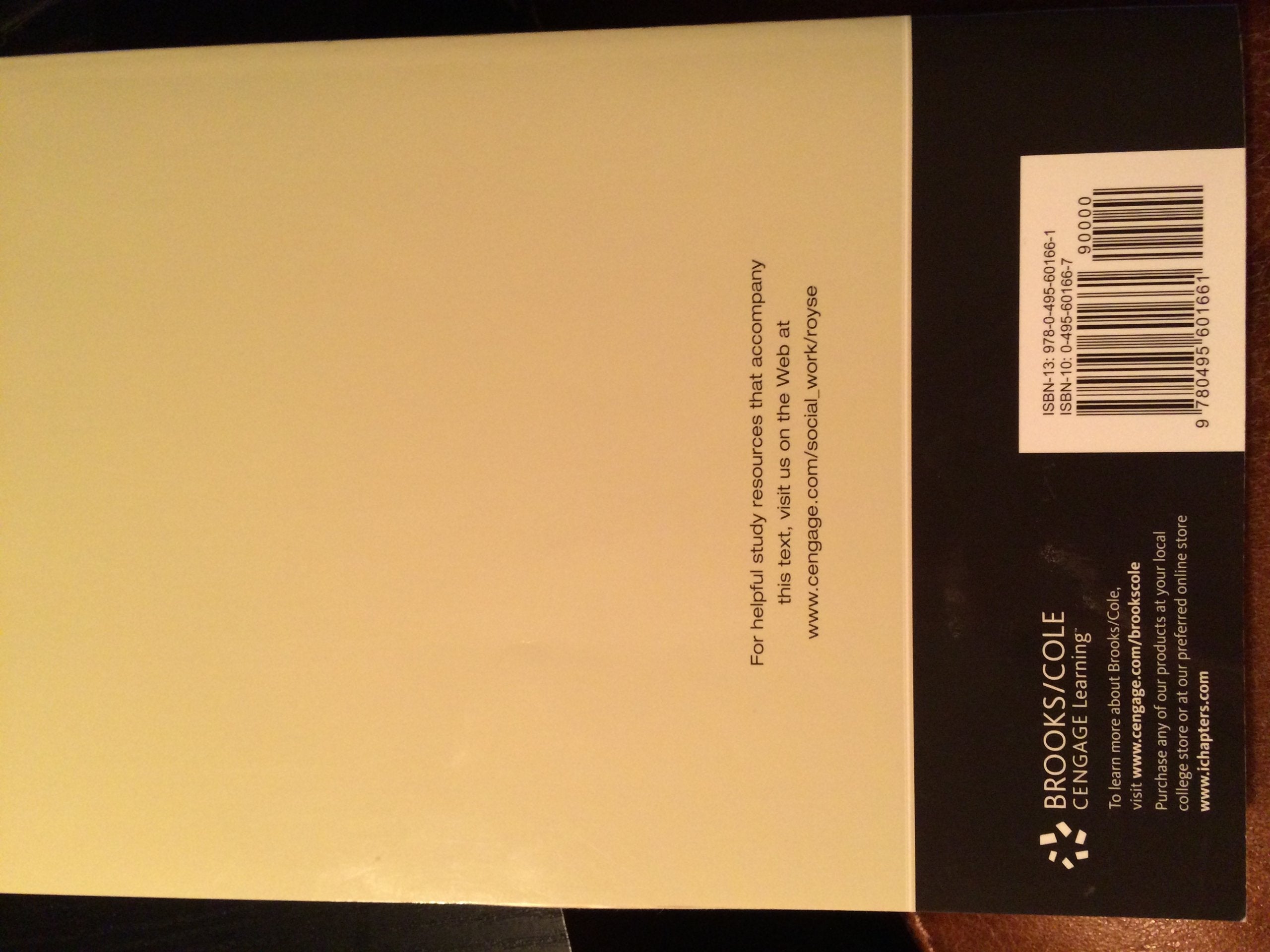 Program Evaluation: An Introduction, 5th Edition used book depot