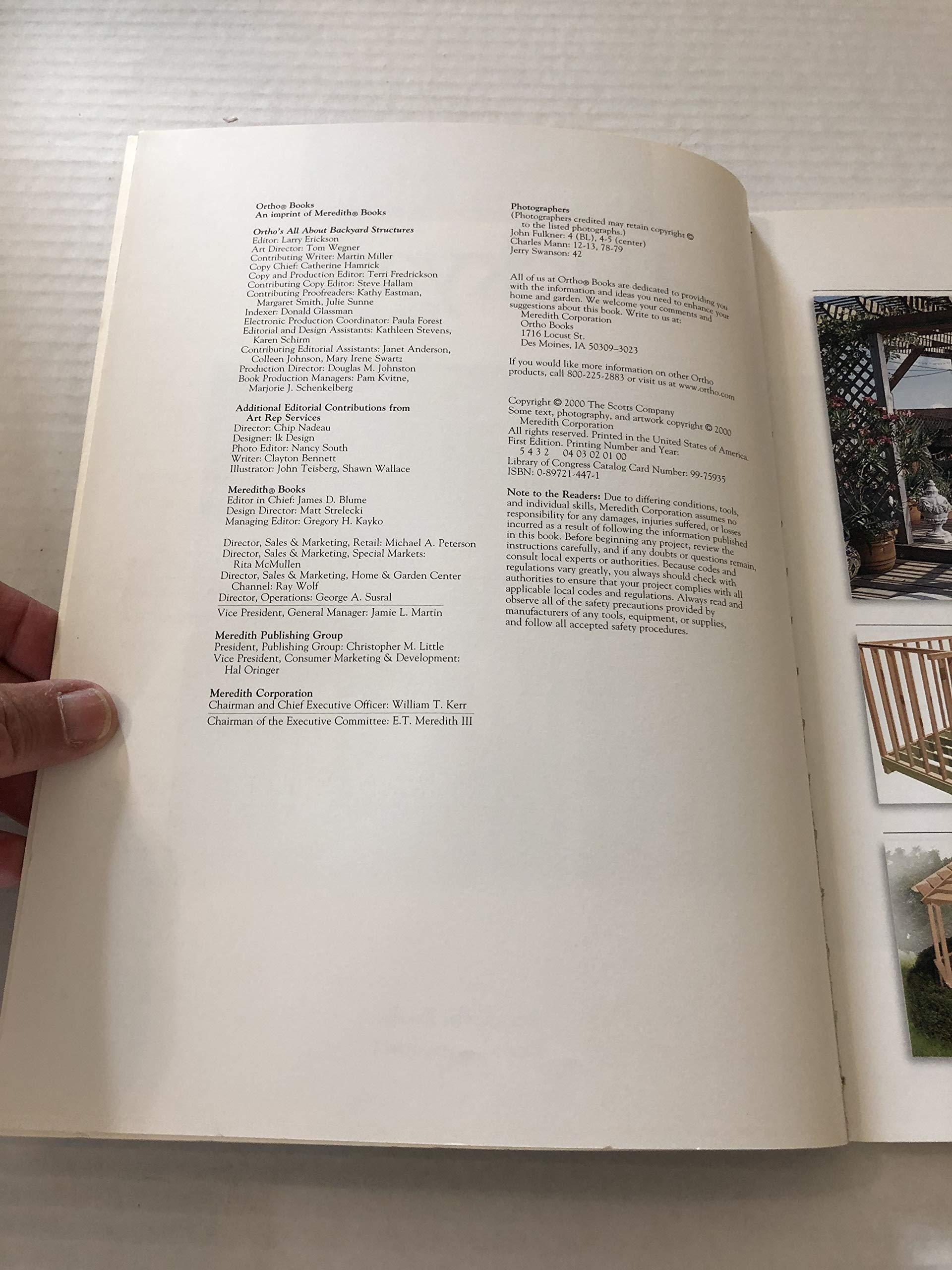 Ortho's All About Backyard Structures (Ortho's All About Home Improvement) used book depot