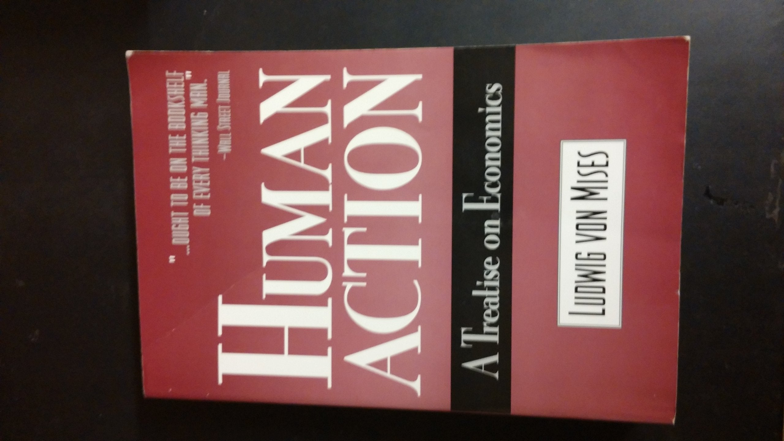 Human Action: A Treatise on Economics used book depot