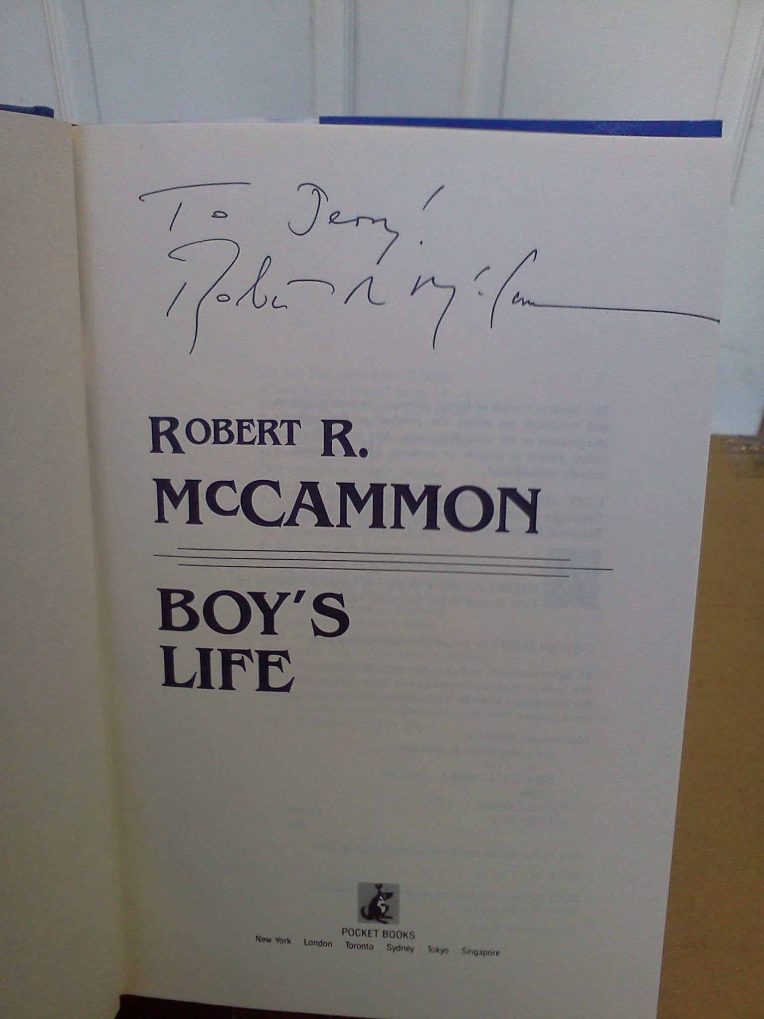 Boy's Life used book depot