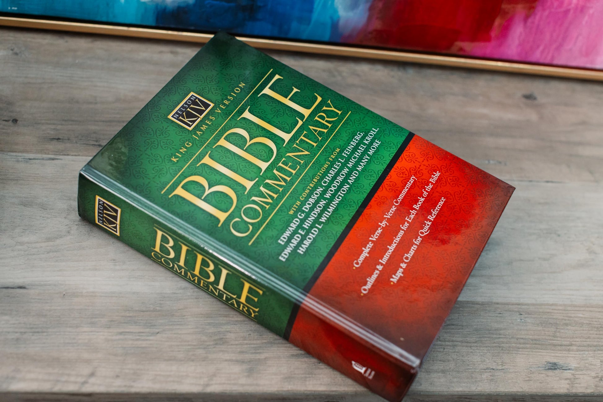 King James Version Bible Commentary: A Complete Verse-By-Verse Commentary With Outlines, Book Introductions, Maps, and Charts used book depot