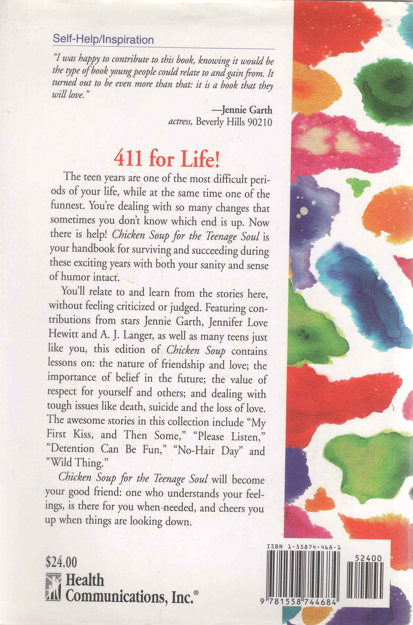 Chicken Soup for the Teenage Soul: 101 Stories of Life, Love and Learning (Chicken Soup for the Soul) used book depot