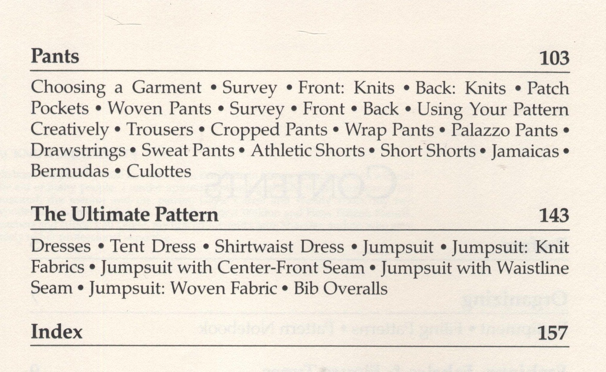 Making Patterns from Finished Clothes