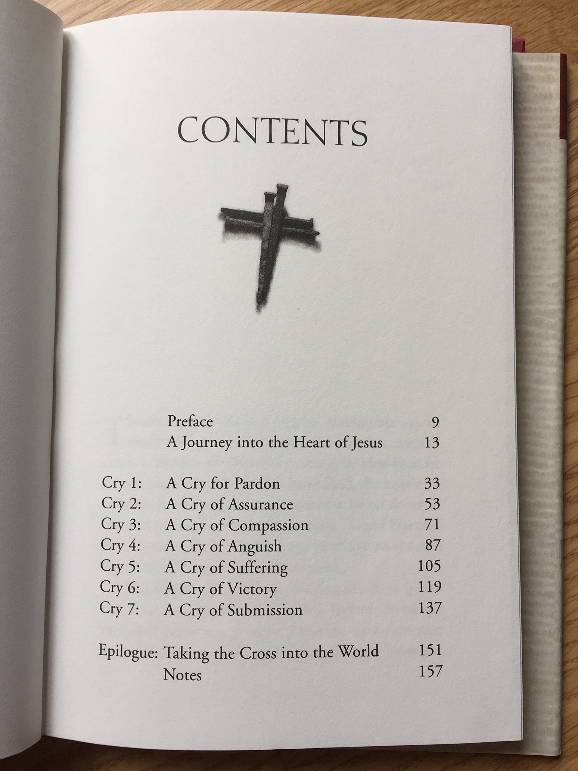 Cries from the Cross: A Journey into the Heart of Jesus used book depot