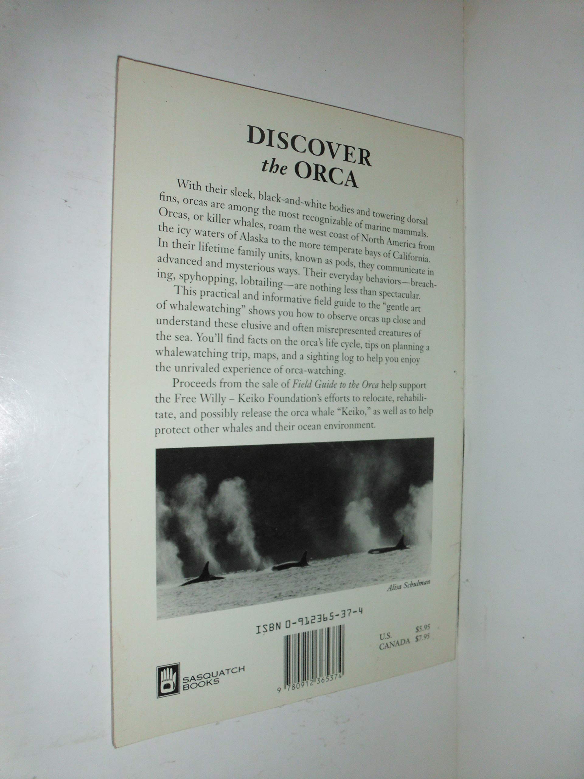 Field Guide to the Orca (Sasquatch Field Guide Series) used book depot