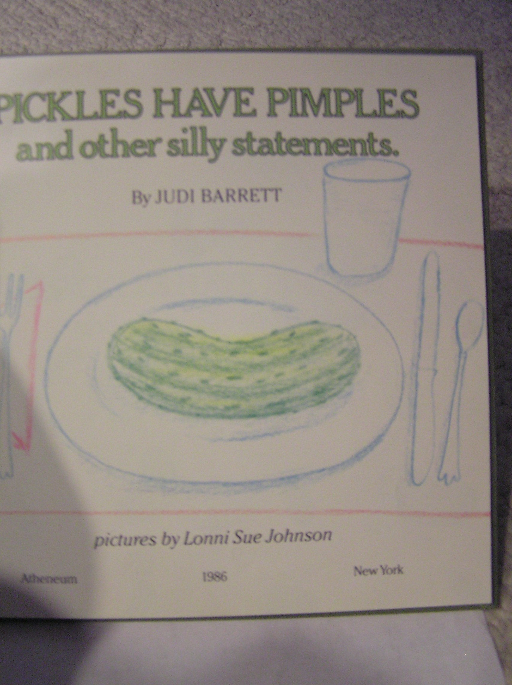 Pickles Have Pimples used book depot