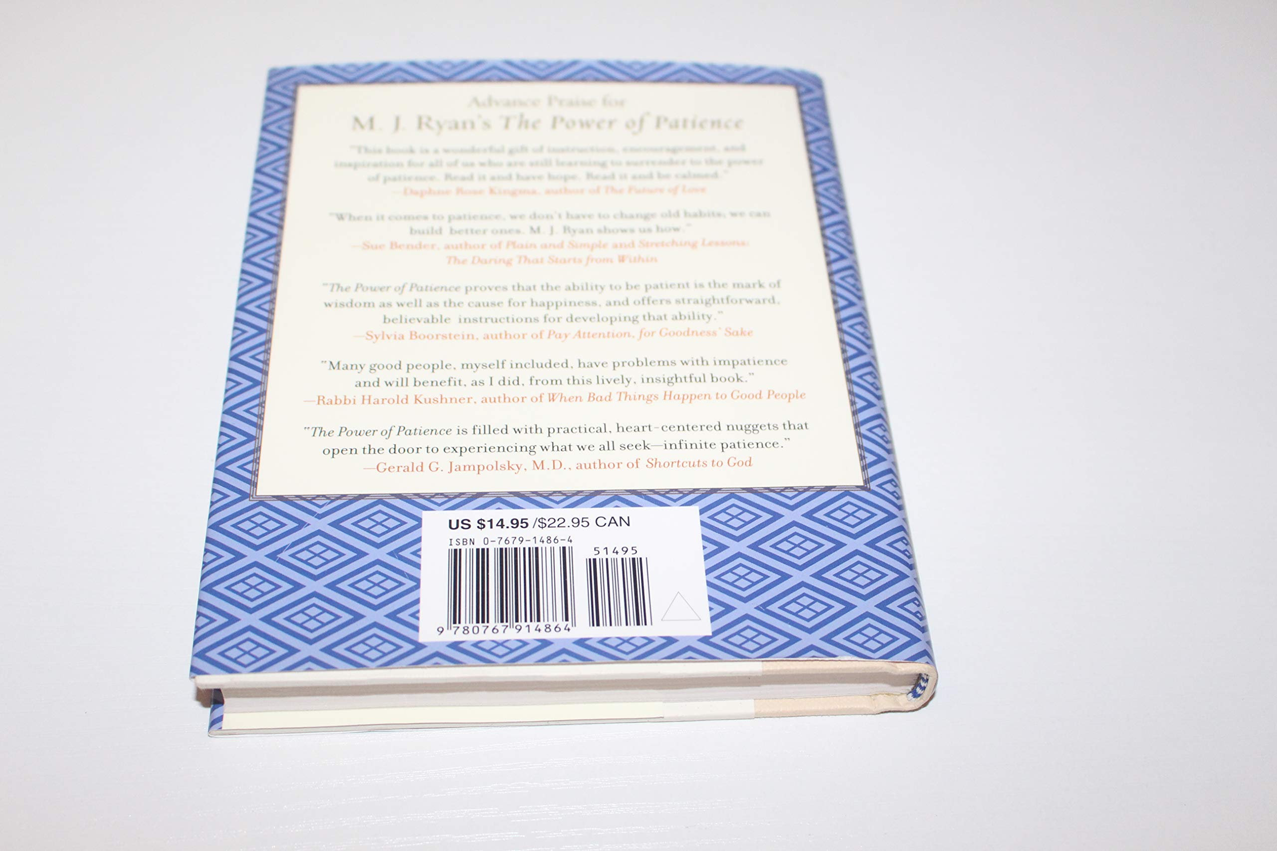 The Power of Patience: How to Slow the Rush and Enjoy More Happiness, Success, and Peace of Mind Every Day used book depot