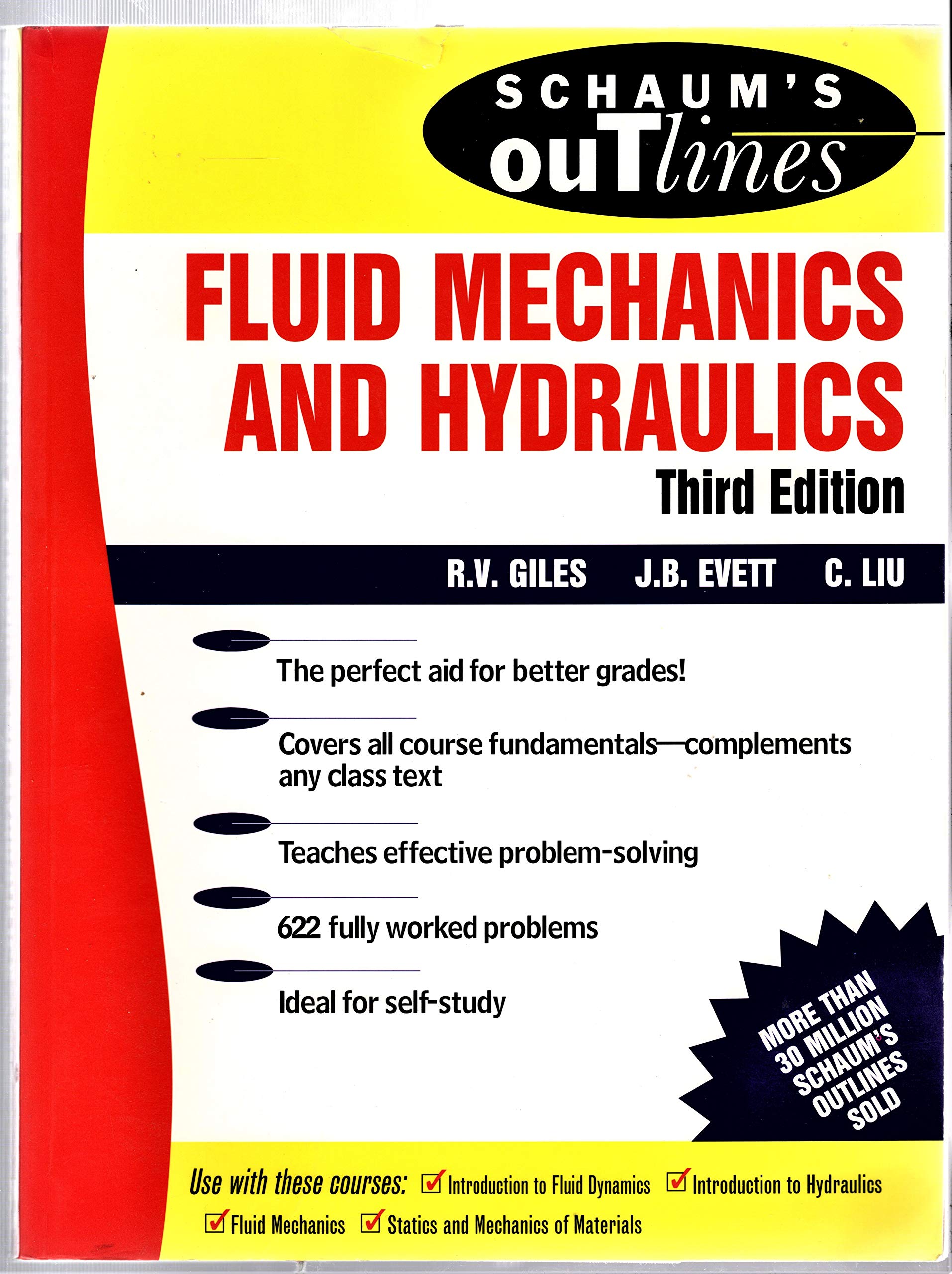 Schaum's Outline of Fluid Mechanics and Hydraulics (Schaum's)