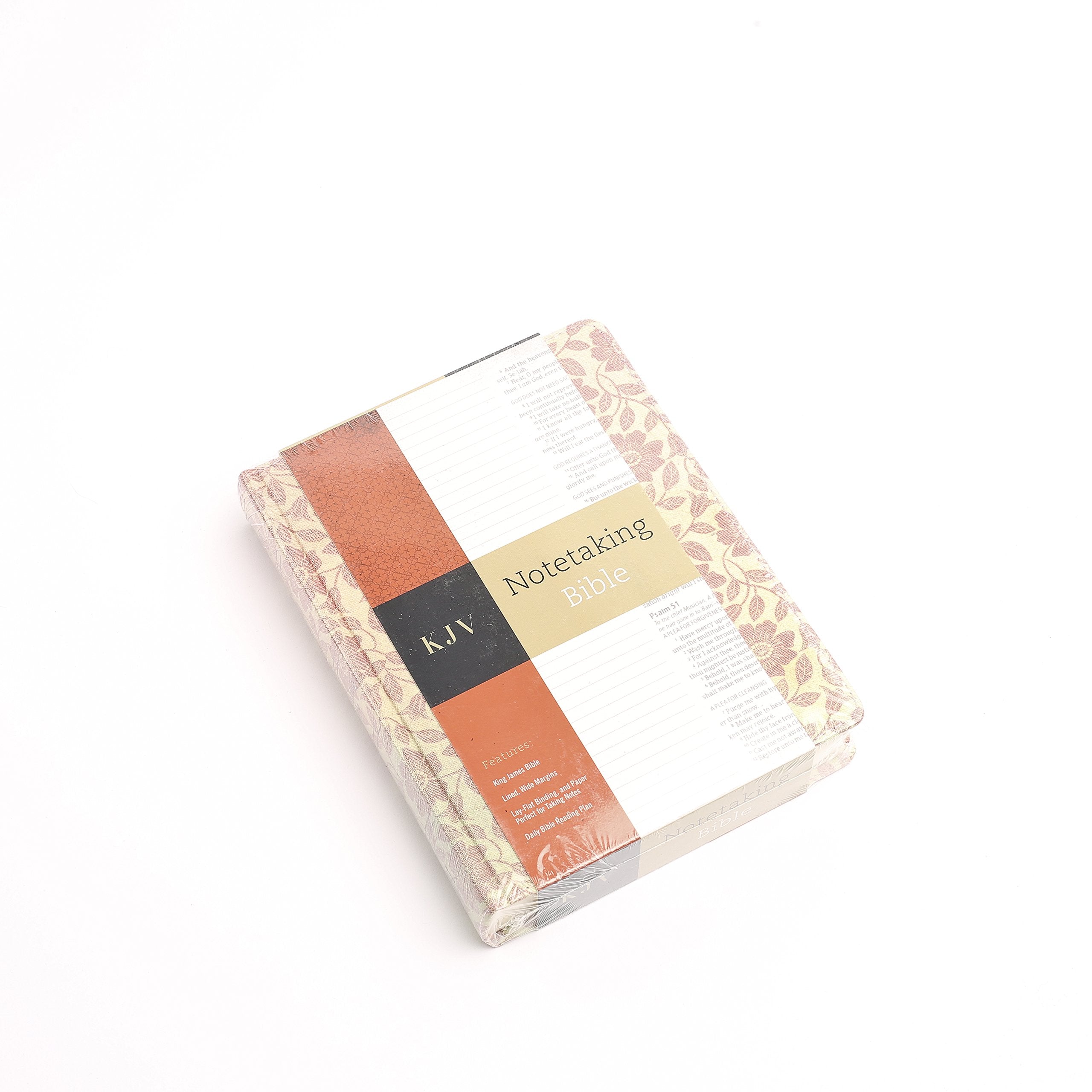 KJV Notetaking Bible, Red Floral used book depot