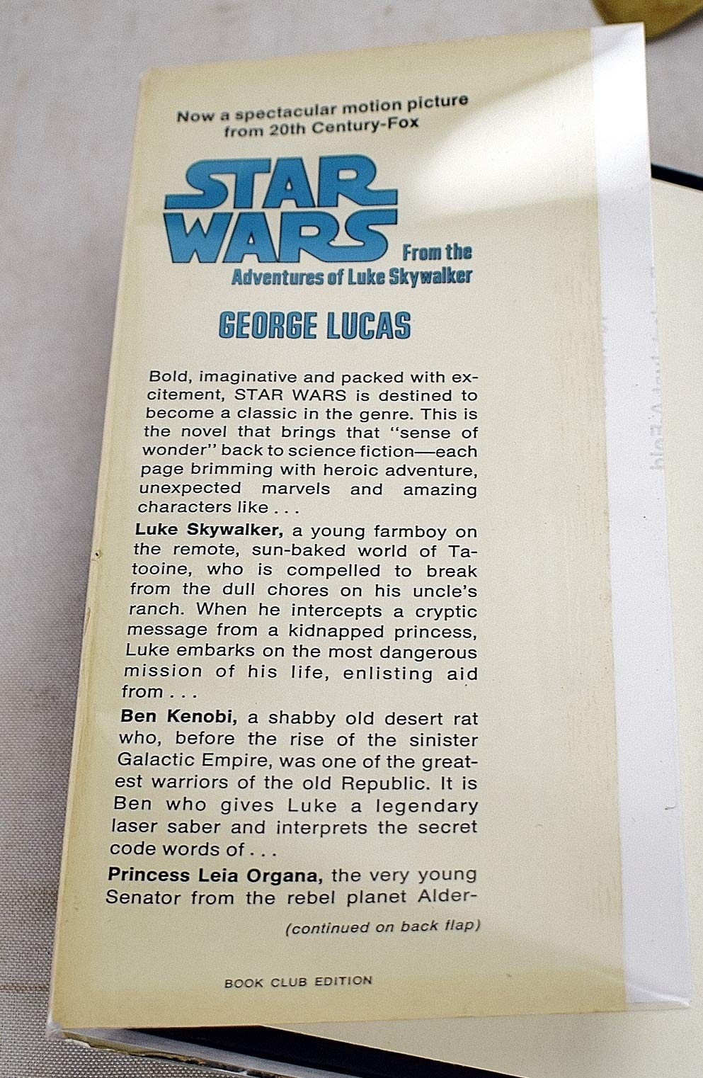 Star Wars from the Adventures of Luke Skywalker used book depot