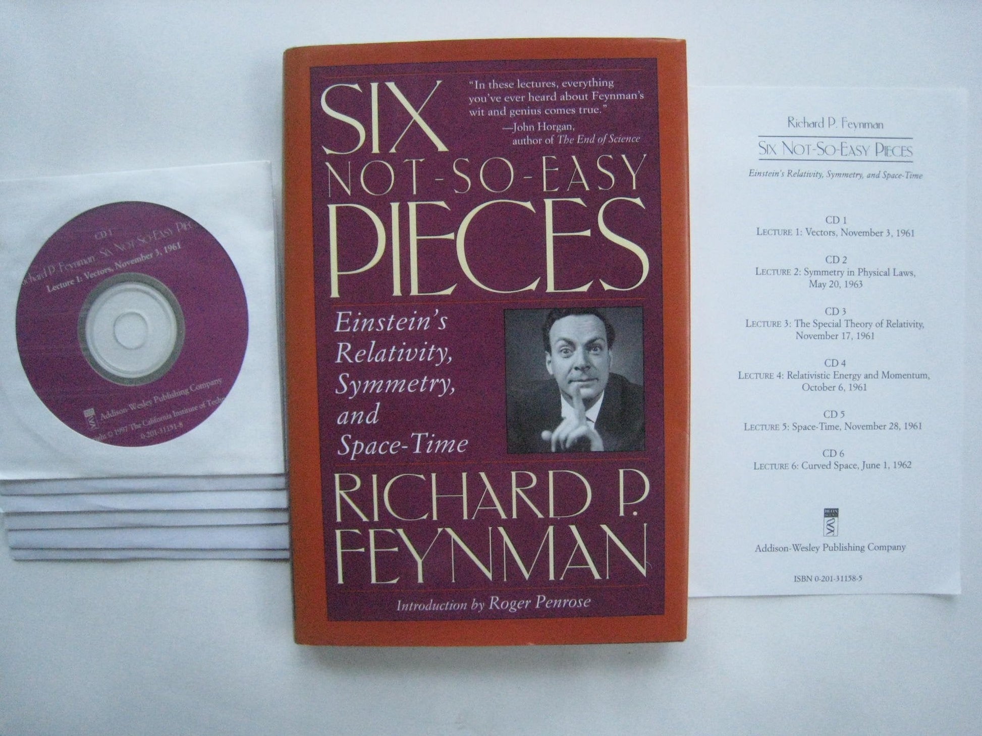 Six Not-so-easy Pieces: Lectures On Symmetry, Relativity, And Space-time (Helix Books) used book depot