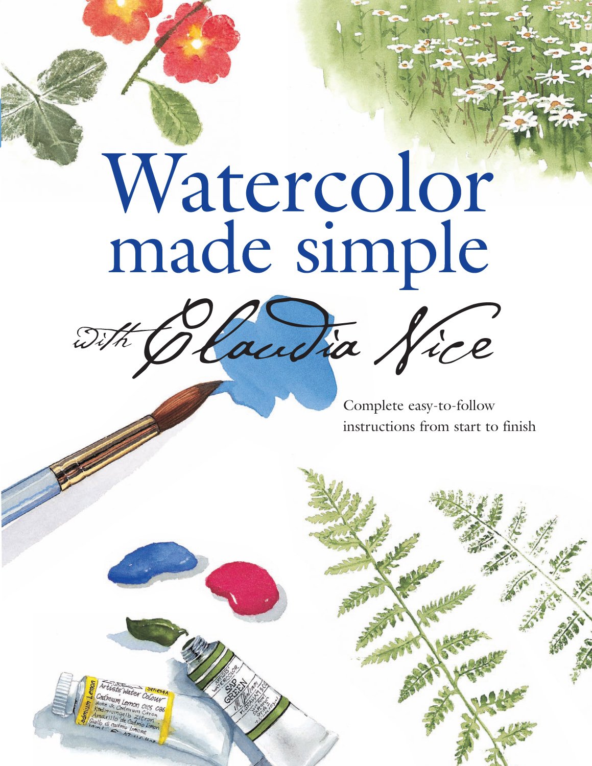 Watercolor Made Simple with Claudia Nice used book depot