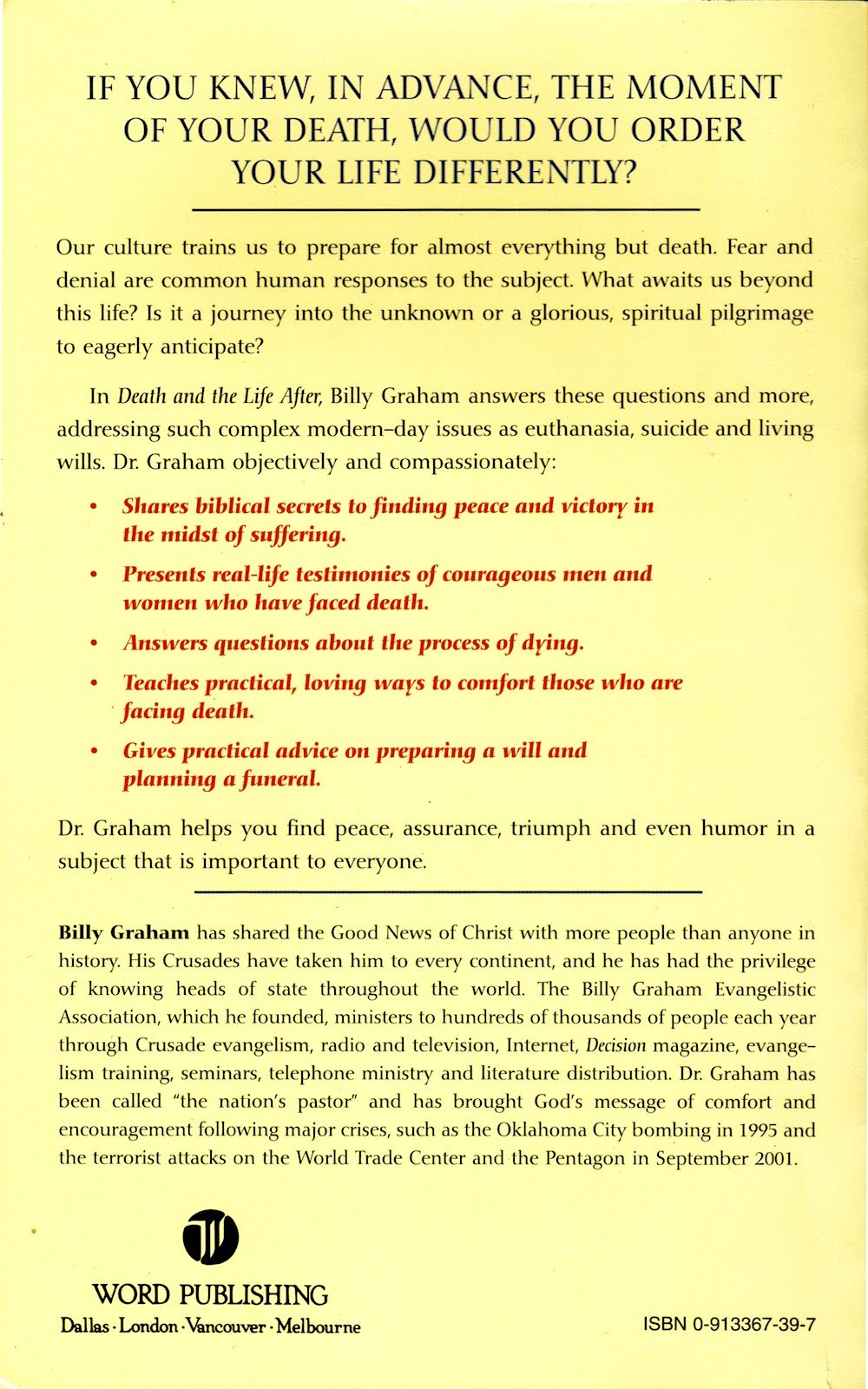 Death and the Life After used book depot