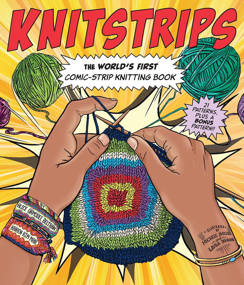 Knitstrips: The World’s First Comic-Strip Knitting Book used book depot