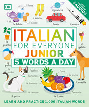 Italian for Everyone Junior: 5 Words a Day (DK 5-Words a Day) used book depot