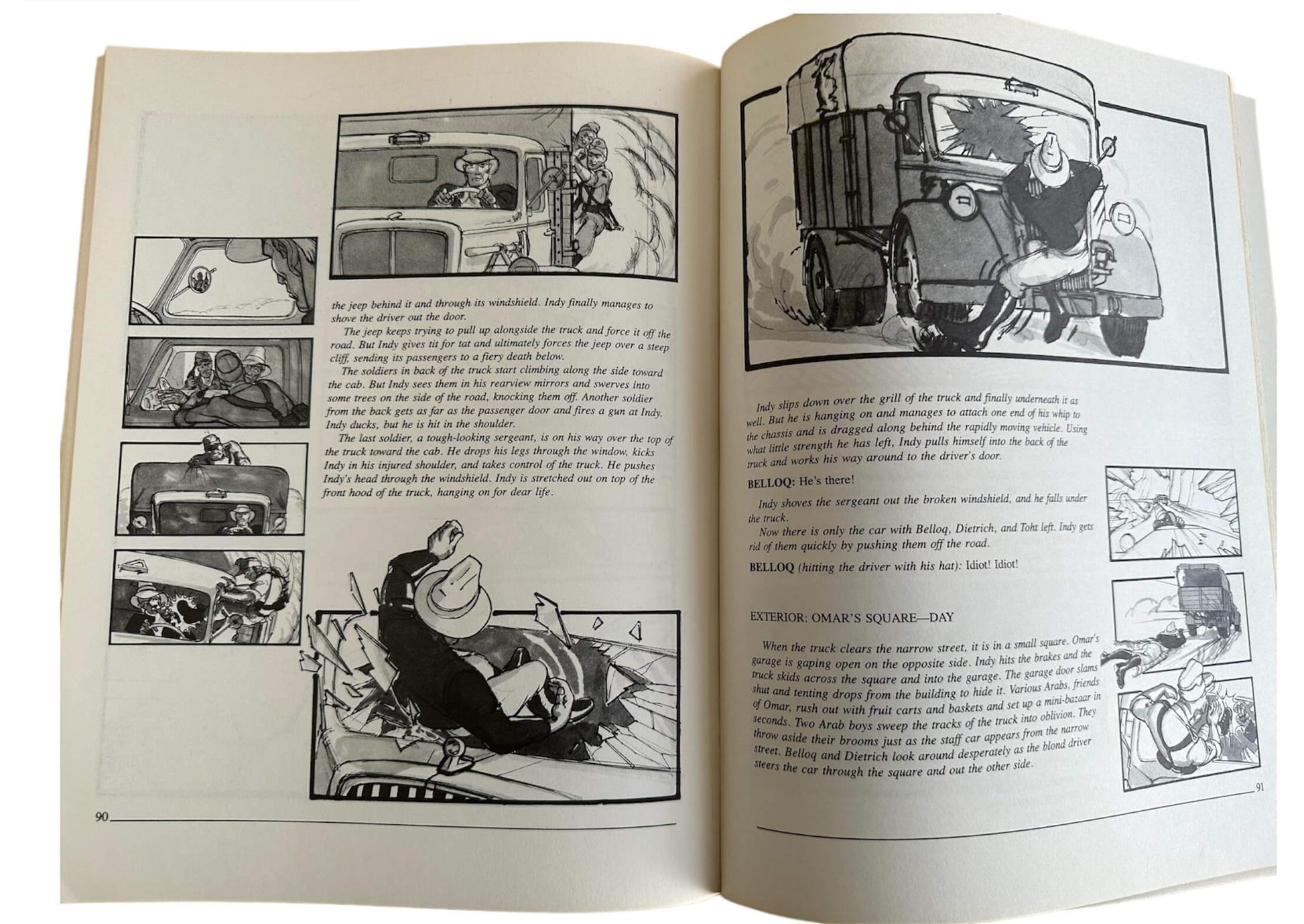Raiders of the Lost Ark: The Illustrated Screenplay used book depot