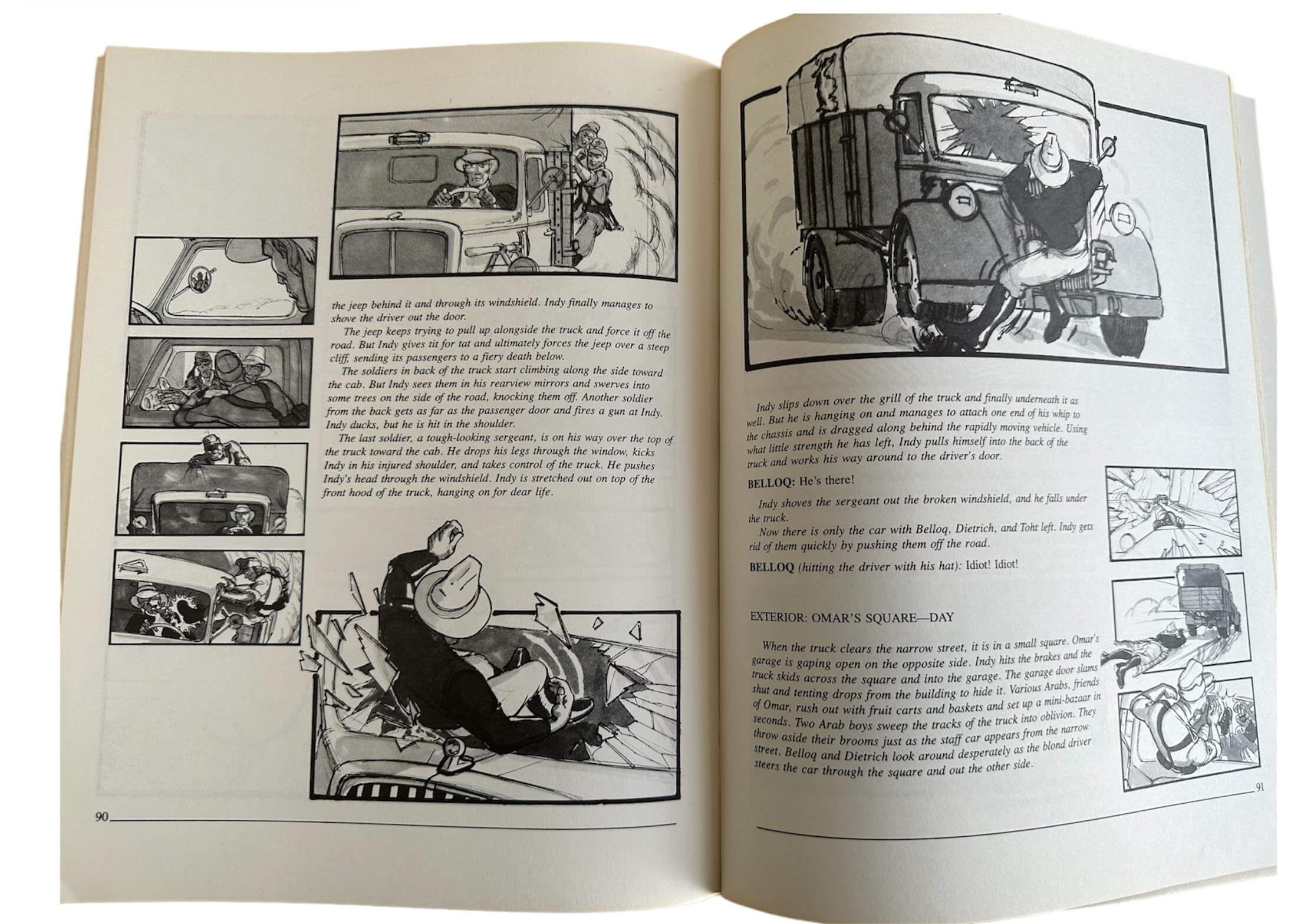 Raiders of the Lost Ark: The Illustrated Screenplay used book depot