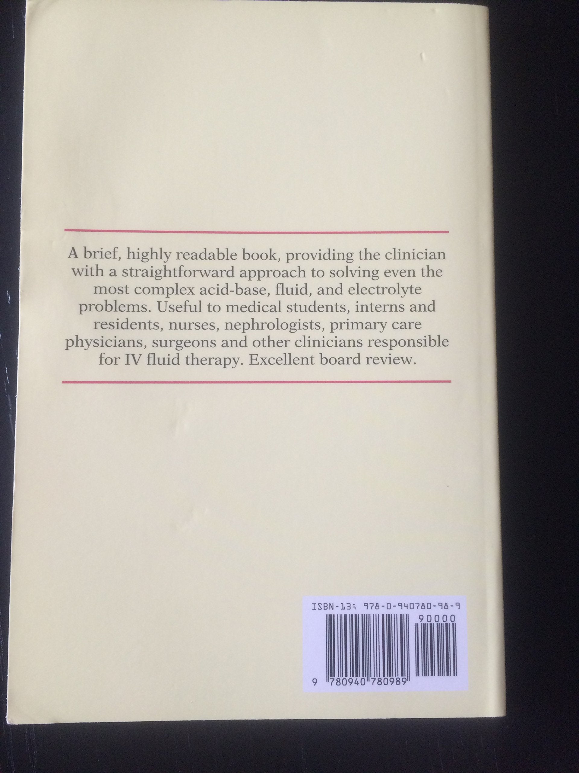 Acid-Base, Fluids and Electrolytes Made Ridiculously Simple used book depot