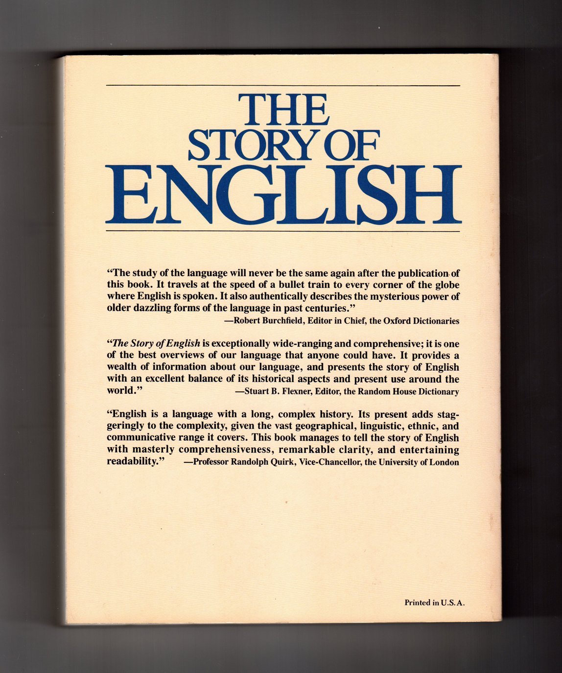 The Story of English used book depot