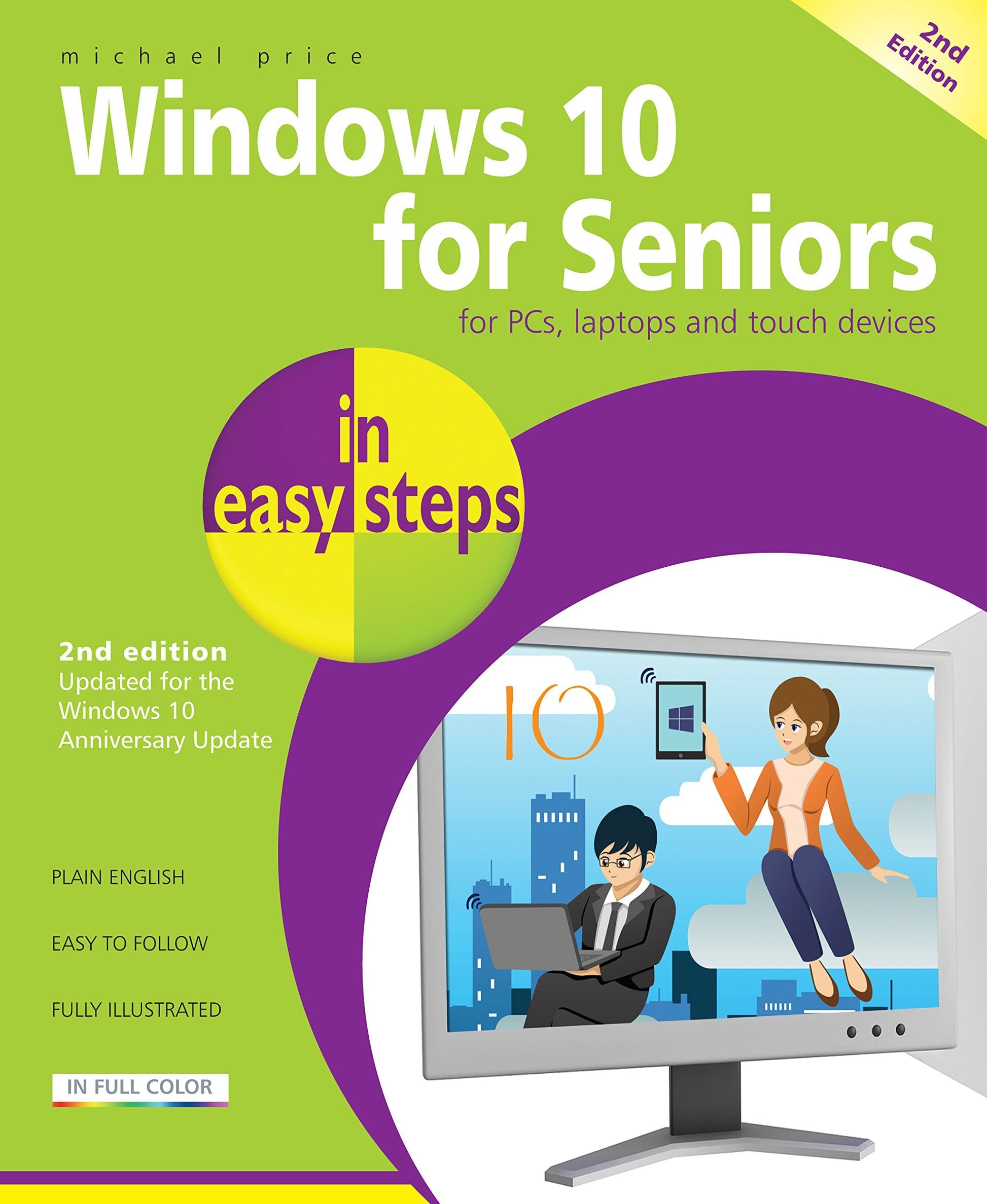 Windows 10 for Seniors in easy steps: Covers the Windows 10 Anniversary Update used book depot