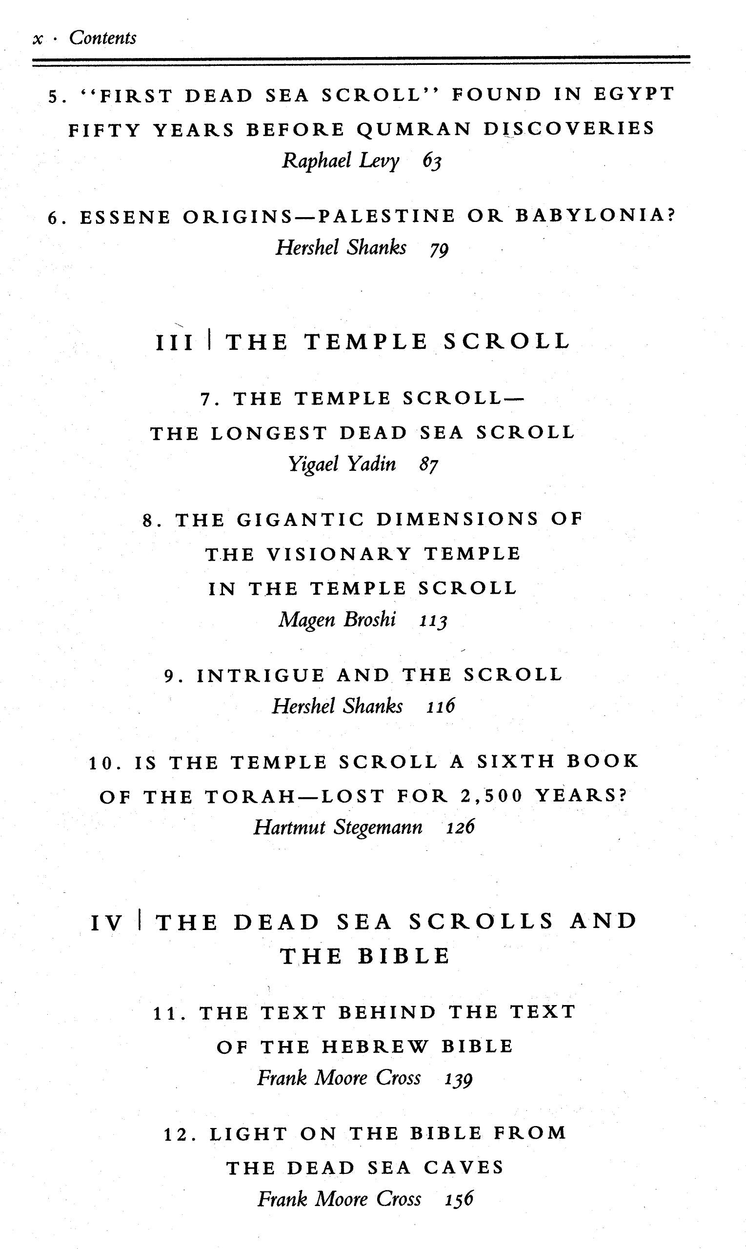 Understanding the Dead Sea Scrolls: A Reader from the Biblical Archaeology Review used book depot