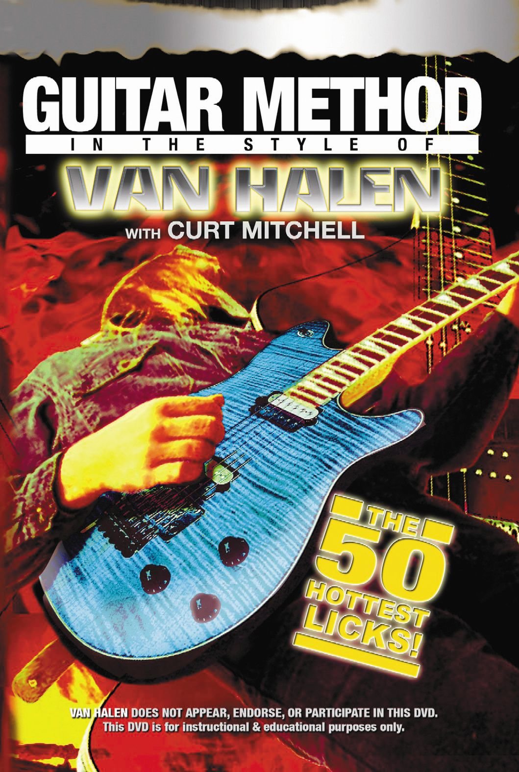 Guitar Method: In the Style of Van Halen - The 50 Hottest Licks! [DVD] used book depot