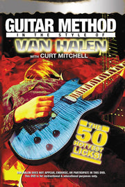 Guitar Method: In the Style of Van Halen - The 50 Hottest Licks! [DVD] used book depot
