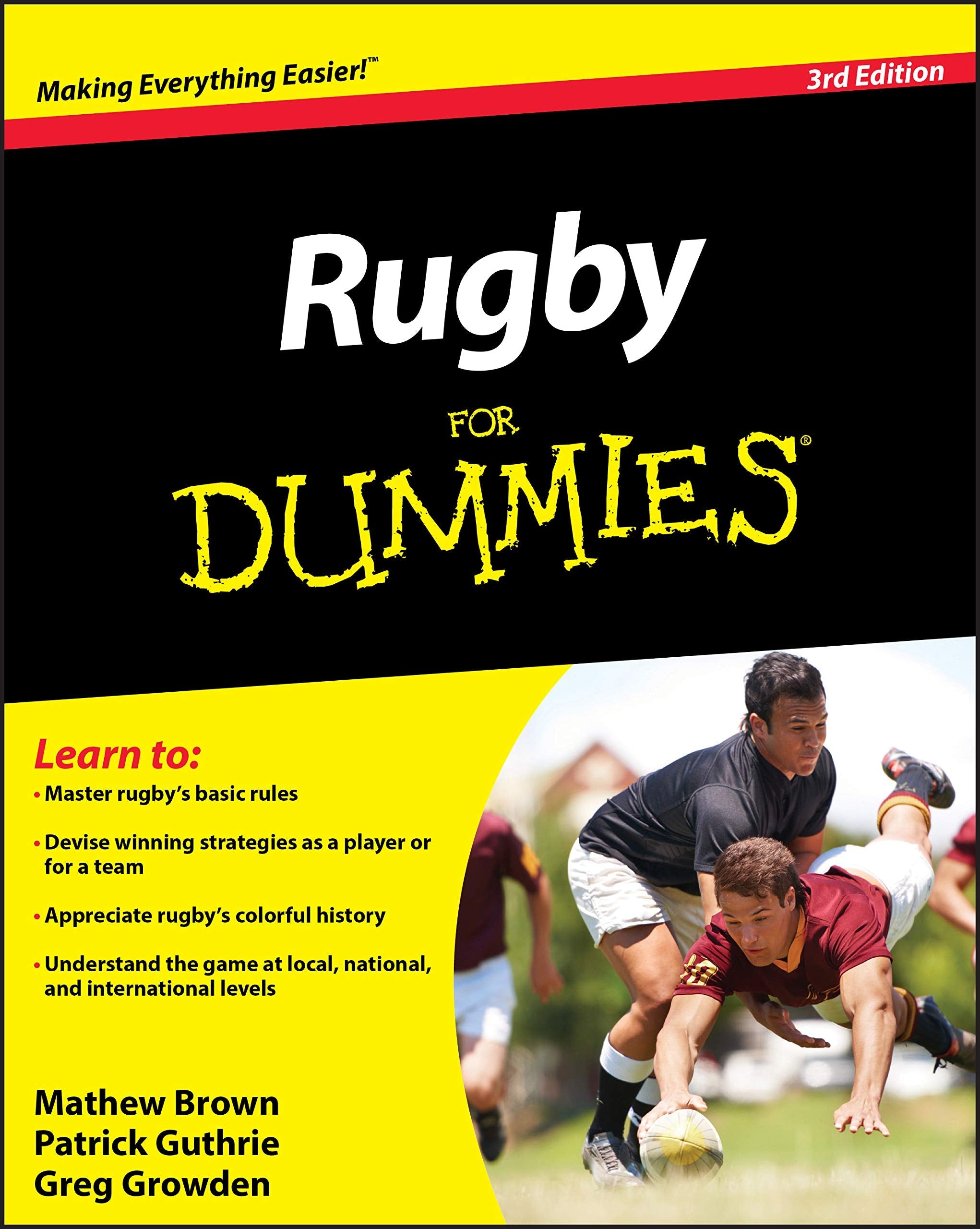 Rugby for Dummies 3rd Edition (North American Edition) used book depot