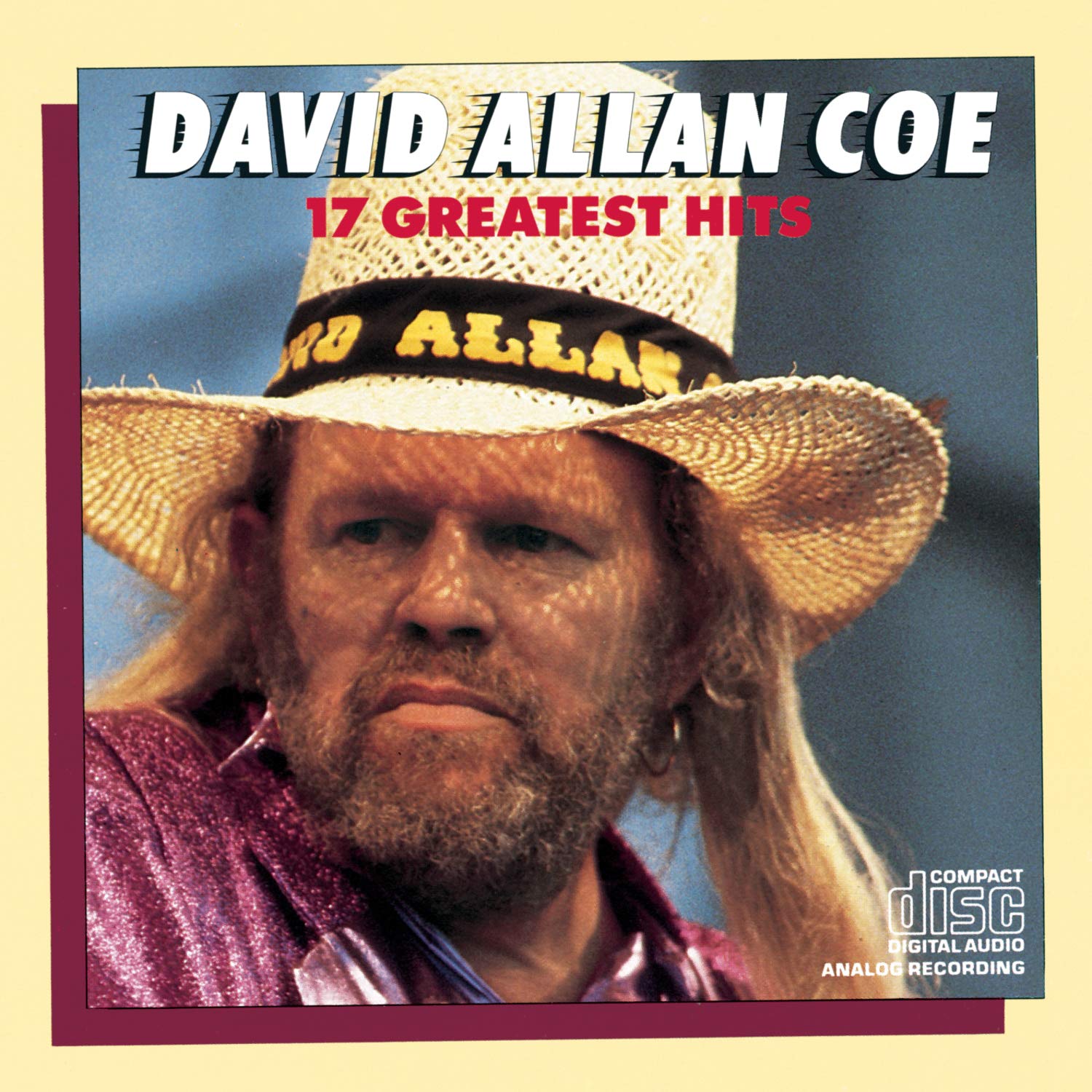 David Allan Coe - 17 Greatest Hits used book depot