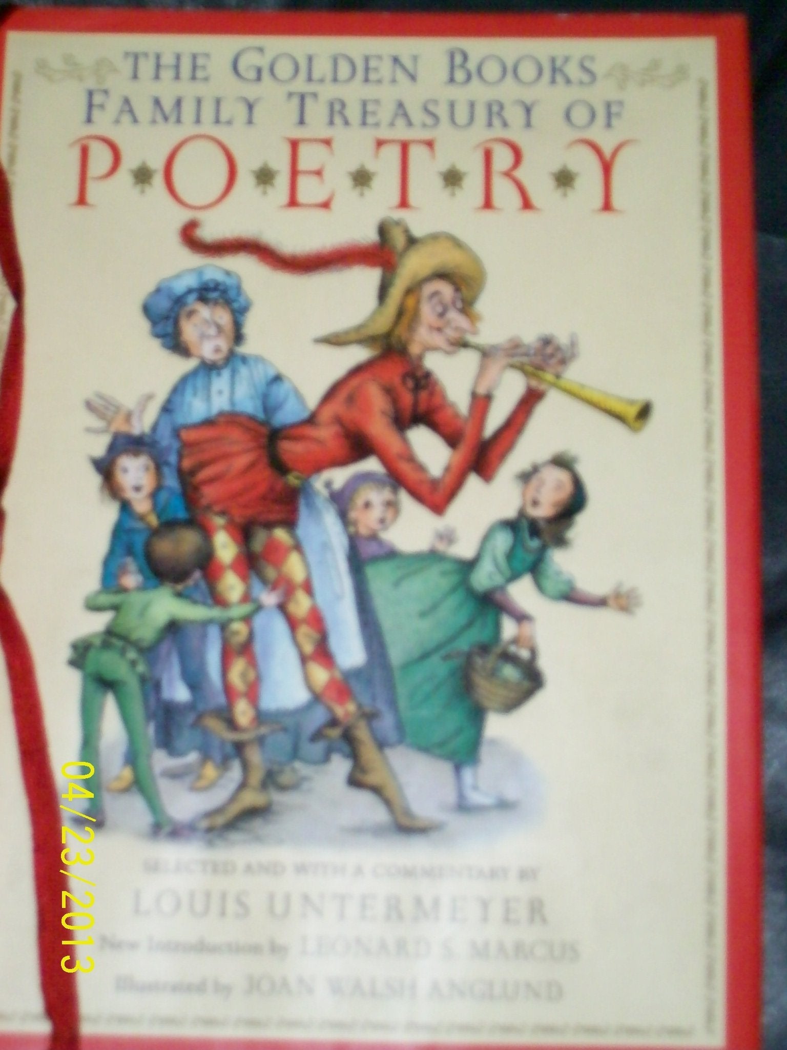 The Golden Books Family Treasury of Poetry used book depot