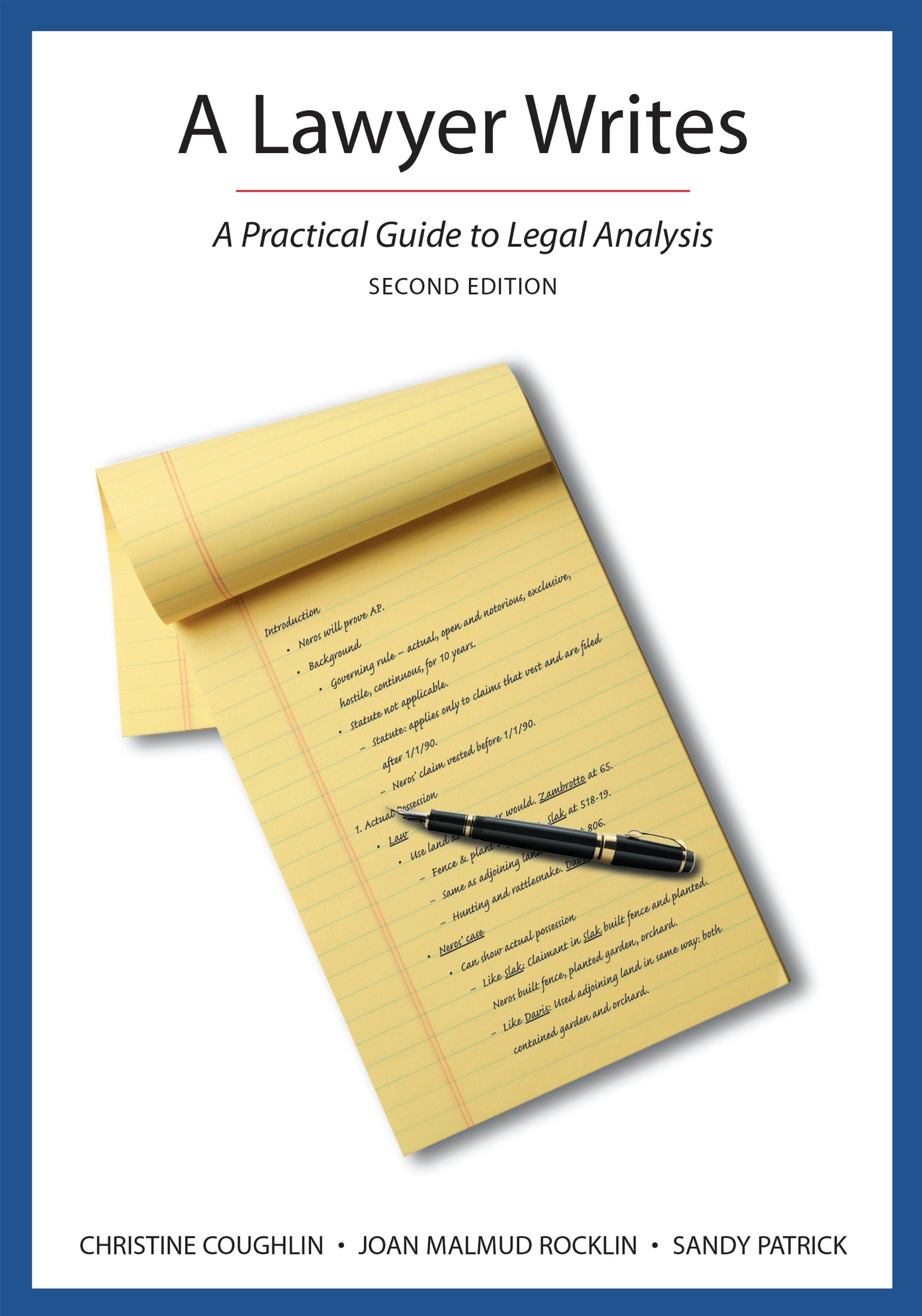 A Lawyer Writes: A Practical Guide to Legal Analysis used book depot