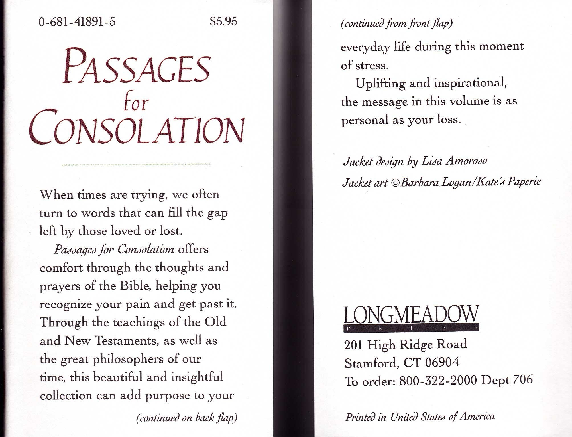 Passages for Consolation