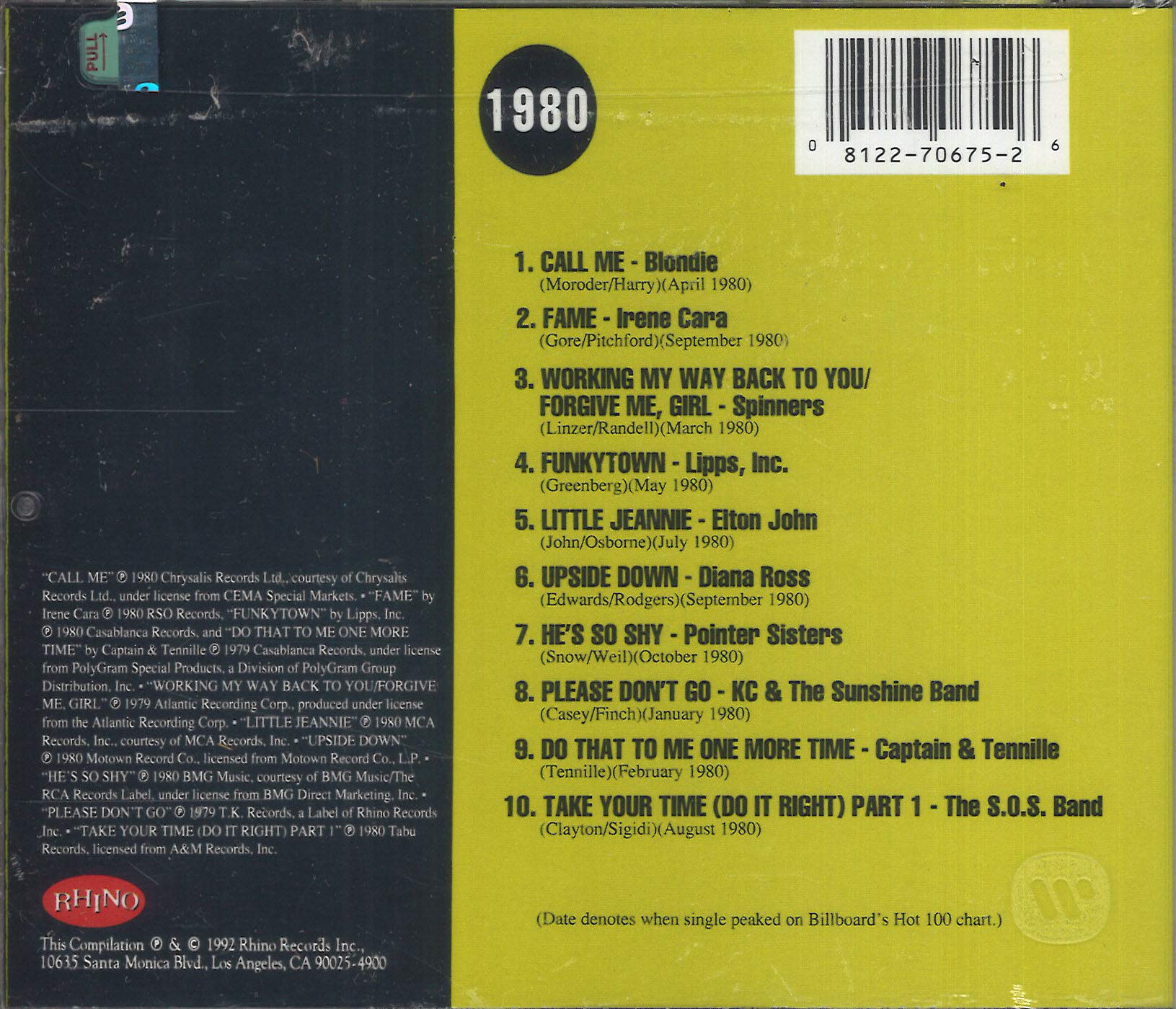 Billboard Top Hits: 1980
