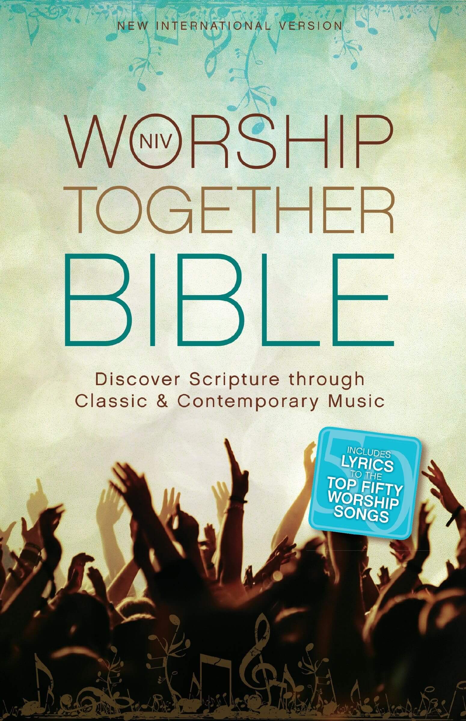 NIV, Worship Together Bible, Hardcover: Discover Scripture through Classic and Contemporary Music used book depot