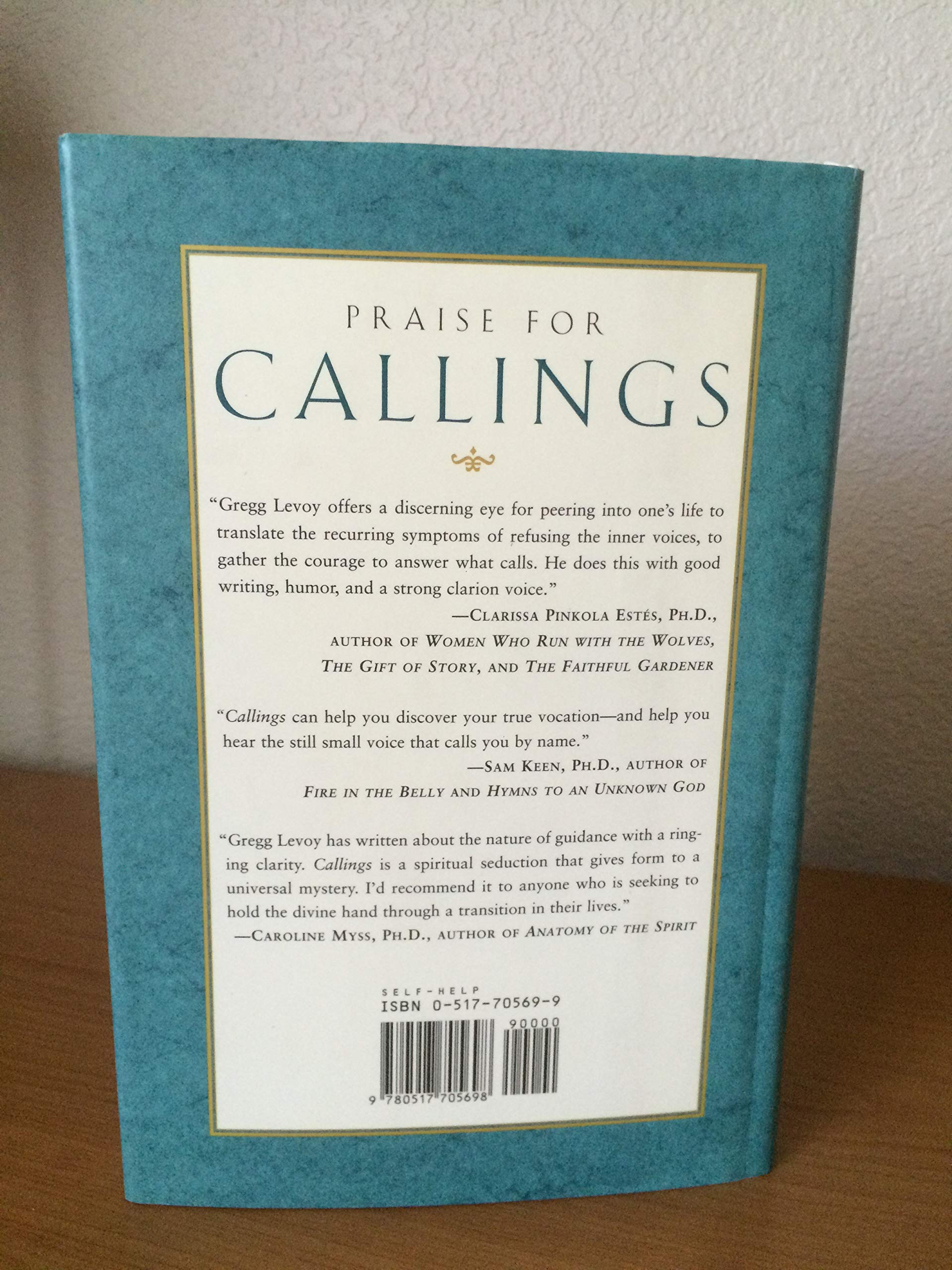 Callings: Finding and Following an Authentic Life used book depot