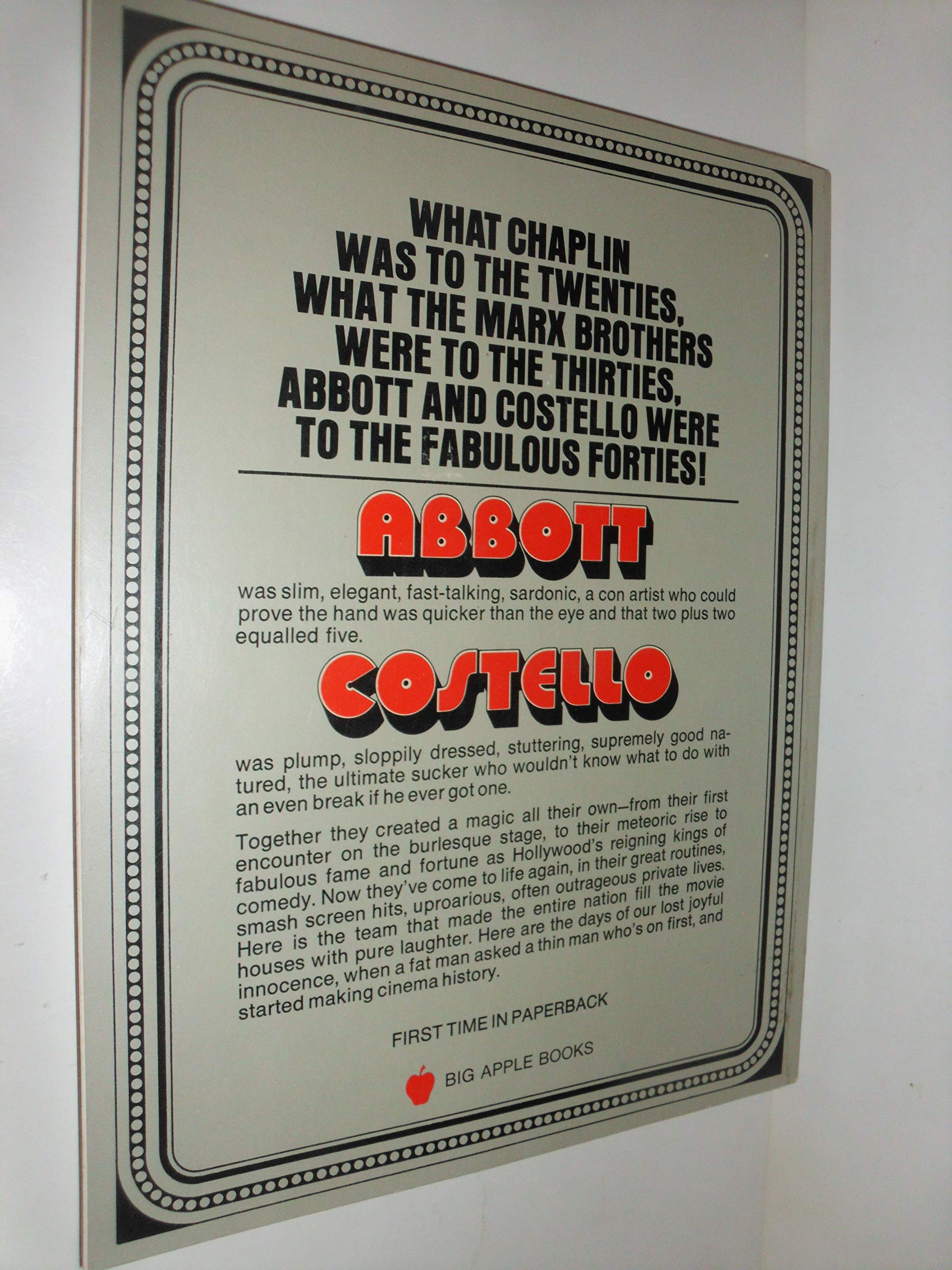 The Abbott and Costello Book used book depot