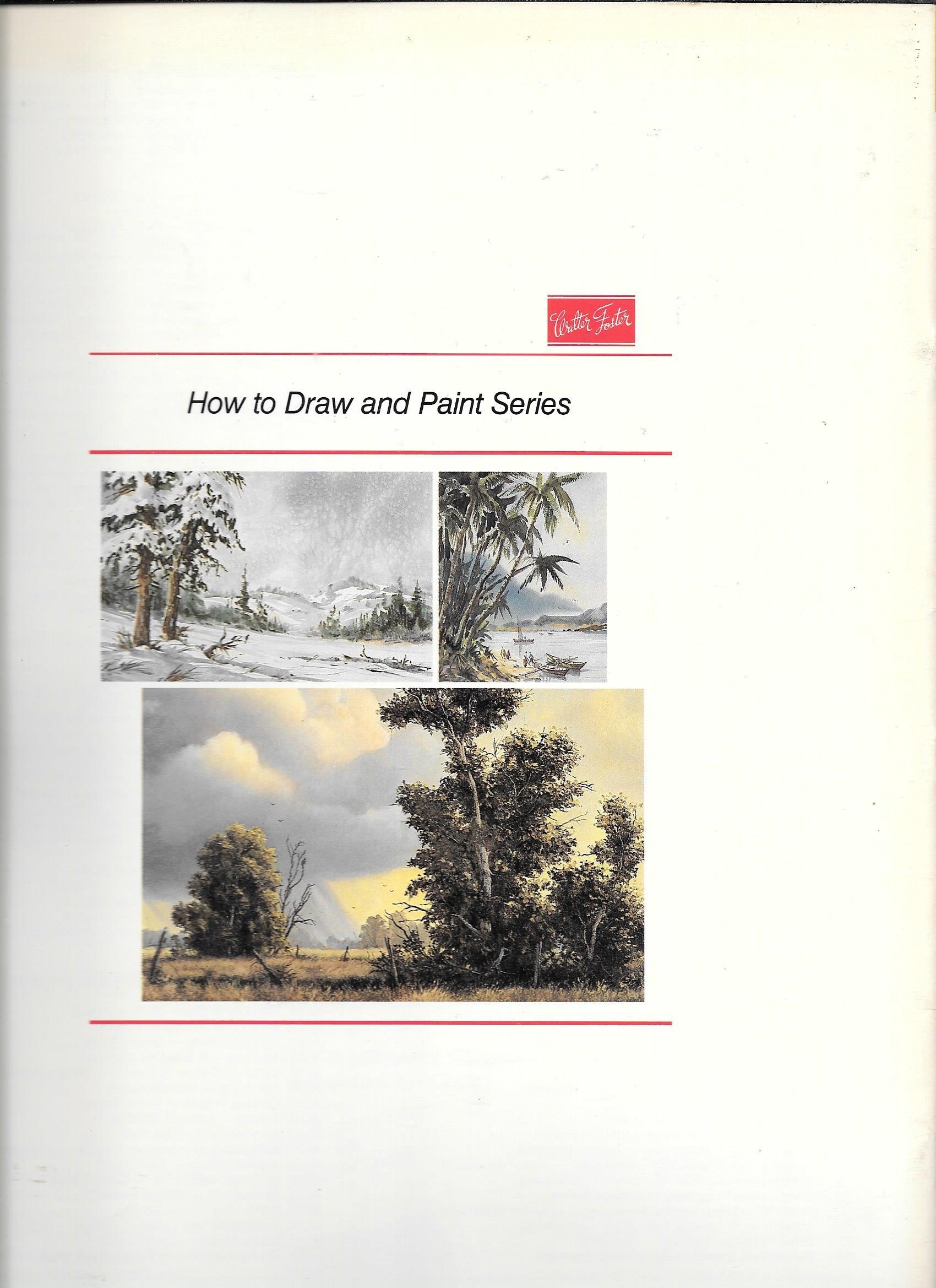 Trees (How to Draw and Paint Series) used book depot