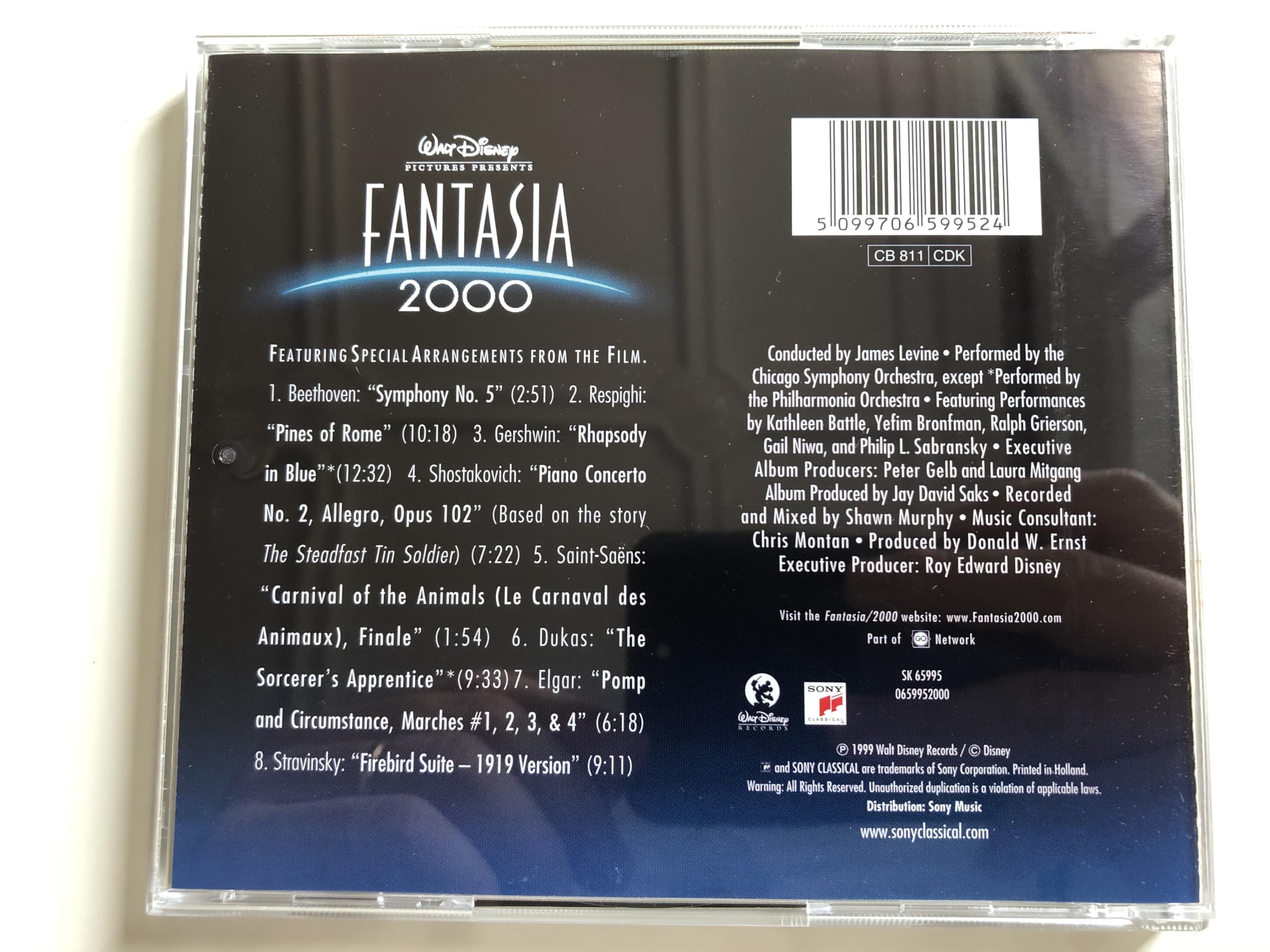 Fantasia 2000: An Original Walt Disney Records Soundtrack used book depot