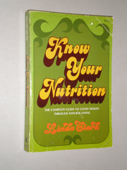 Know Your Nutrition used book depot