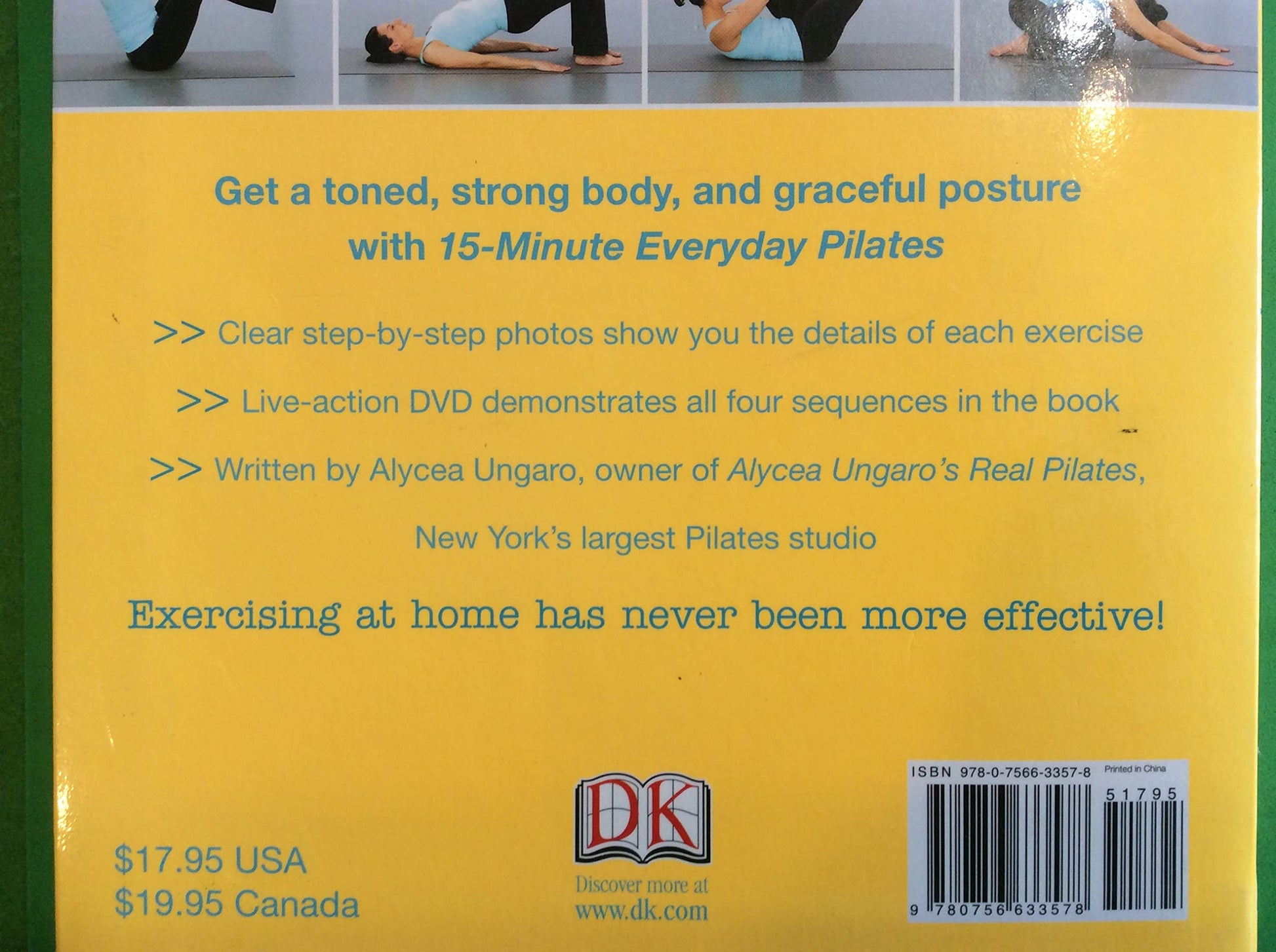 15 Minute Everyday Pilates (Book and DVD) used book depot
